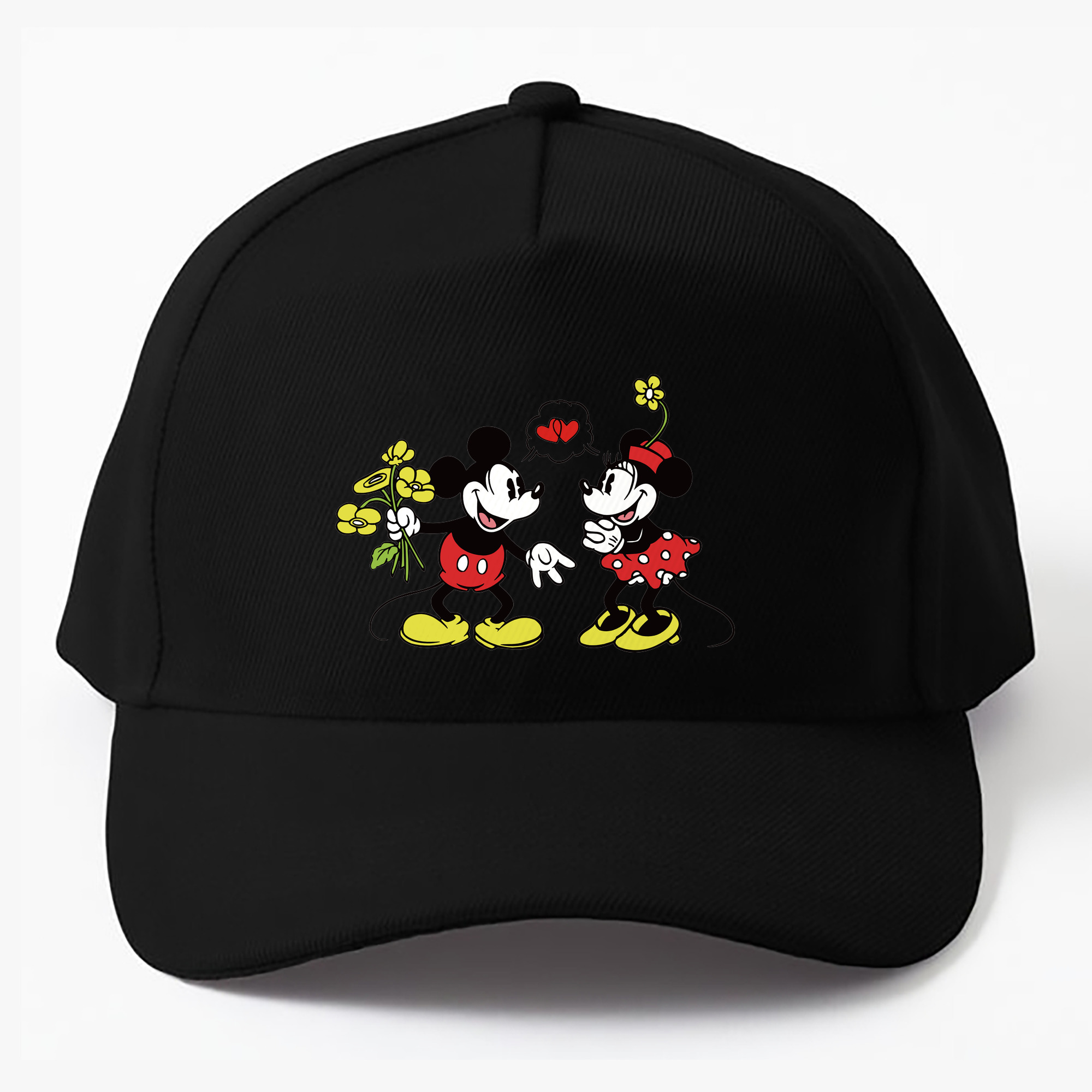 （画像用） ミッキーマウス Mickey Mouse ベースボールキャップ 綿100％ 男女兼用 帽子 スポーツ
