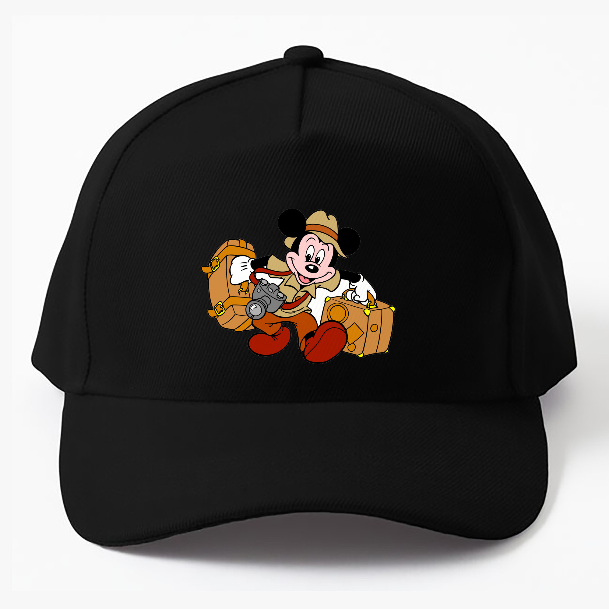 （画像用） ミッキーマウス Mickey Mouse ベースボールキャップ 綿100％ 男女兼用 帽子 スポーツ