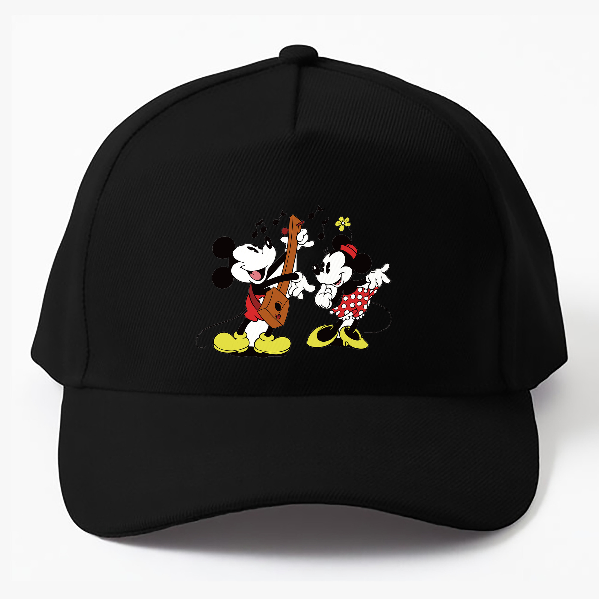 （画像用） ミッキーマウス Mickey Mouse ベースボールキャップ 綿100％ 男女兼用 帽子 スポーツ