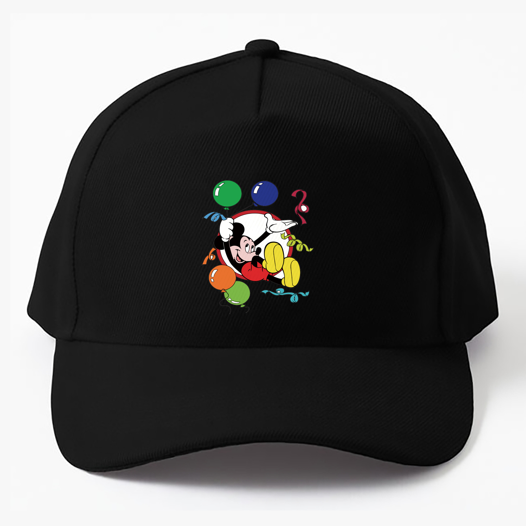 （画像用） ミッキーマウス Mickey Mouse ベースボールキャップ 綿100％ 男女兼用 帽子 スポーツ