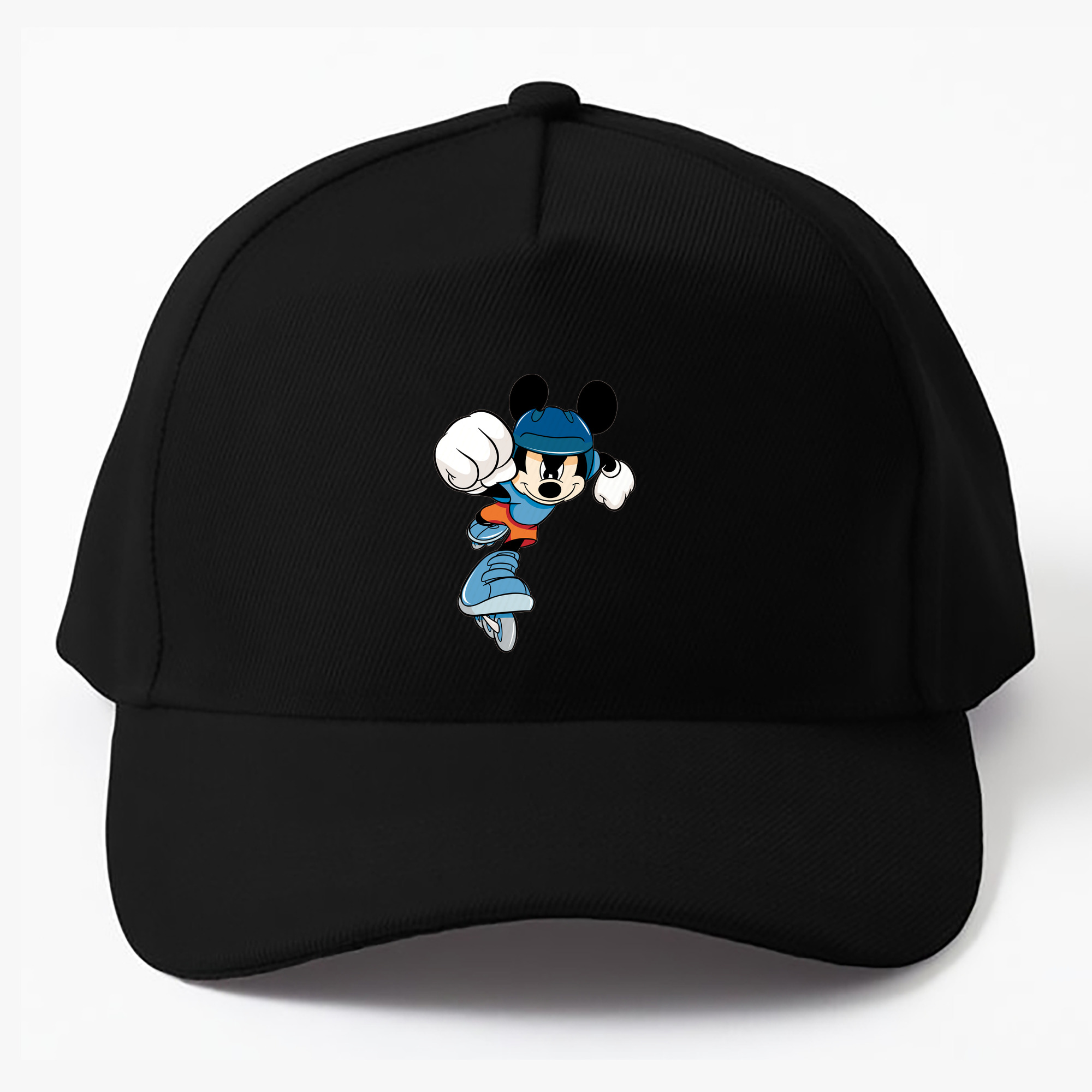 （画像用） ミッキーマウス Mickey Mouse ベースボールキャップ 綿100％ 男女兼用 帽子 スポーツ