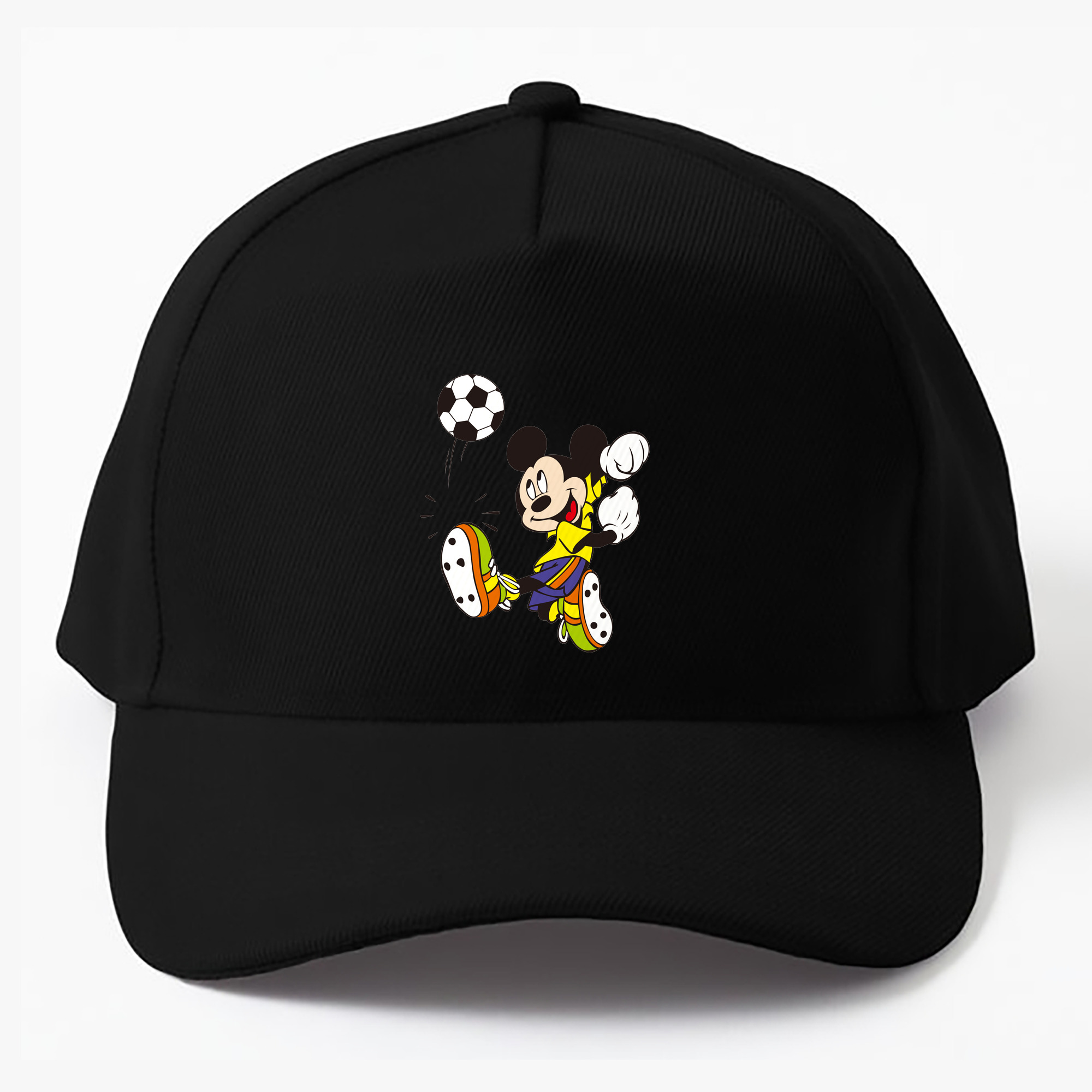 （画像用） ミッキーマウス Mickey Mouse ベースボールキャップ 綿100％ 男女兼用 帽子 スポーツ