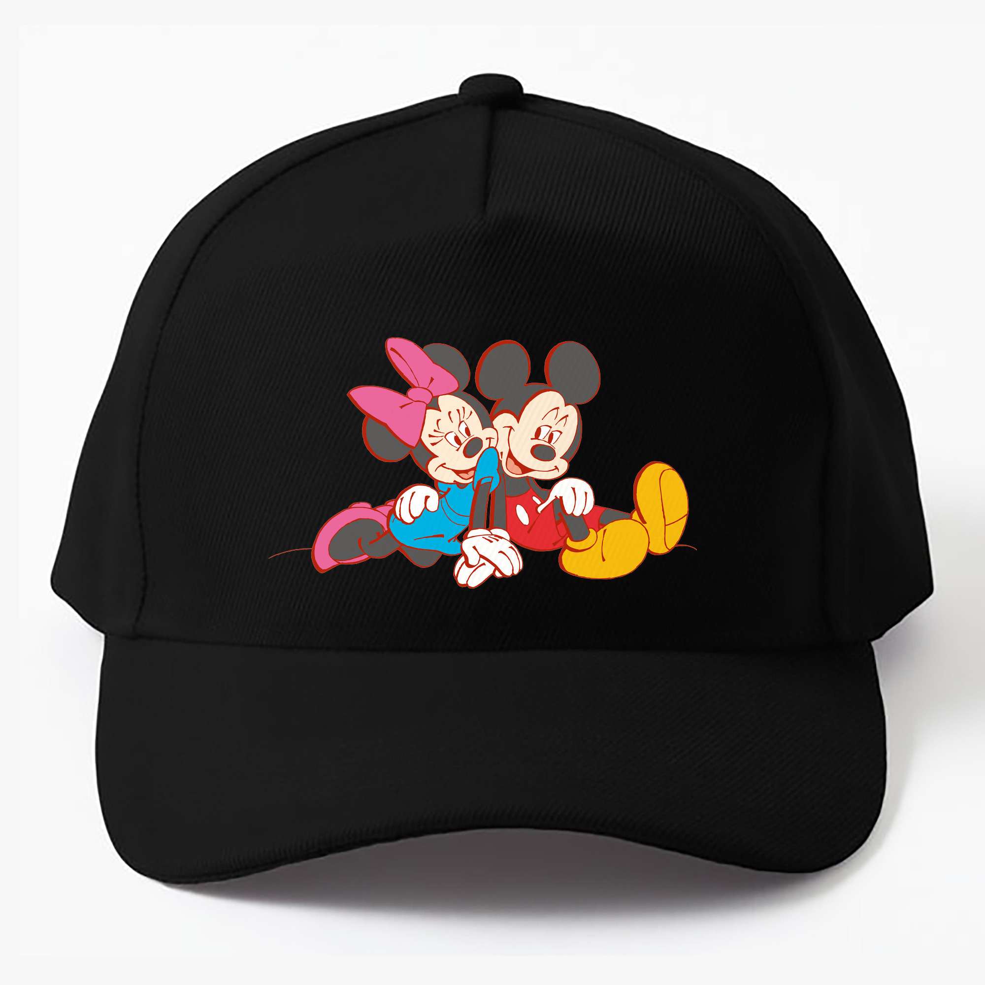 （画像用） ミッキーマウス Mickey Mouse ベースボールキャップ 綿100％ 男女兼用 帽子 スポーツ