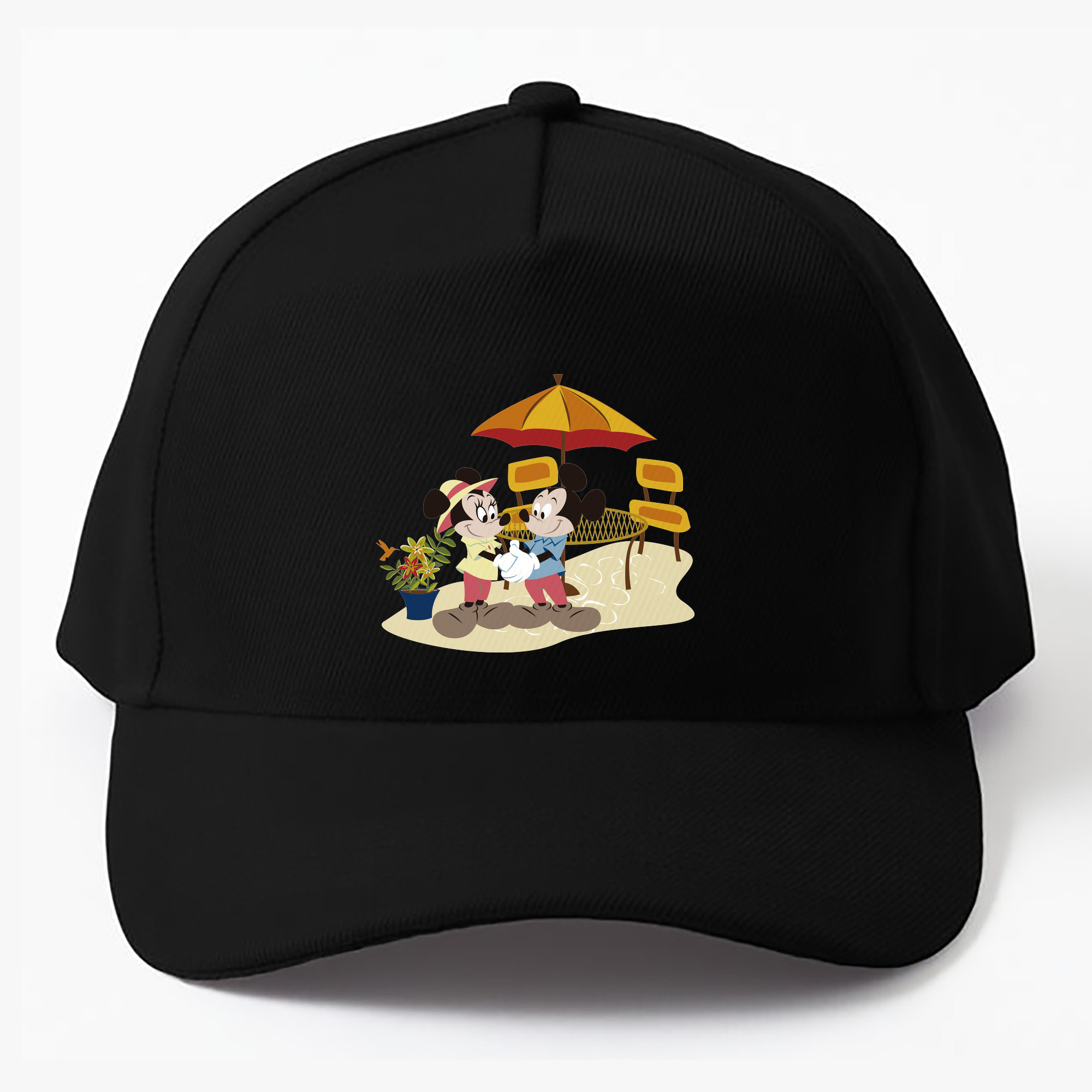 （画像用） ミッキーマウス Mickey Mouse ベースボールキャップ 綿100％ 男女兼用 帽子 スポーツ