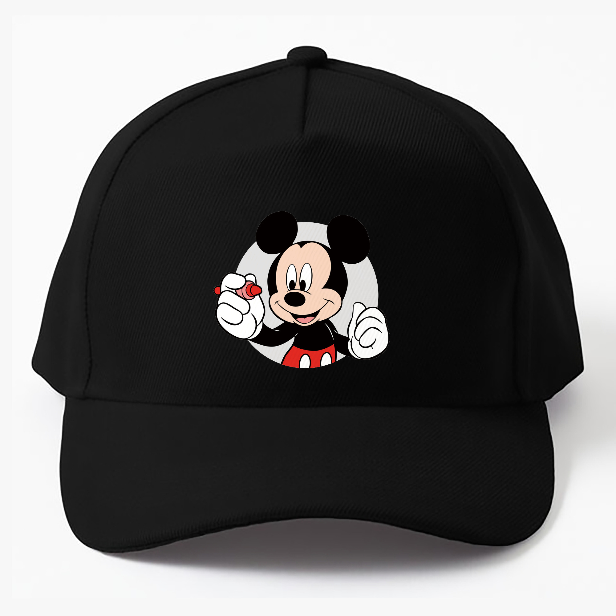 （画像用） ミッキーマウス Mickey Mouse ベースボールキャップ 綿100％ 男女兼用 帽子 スポーツ