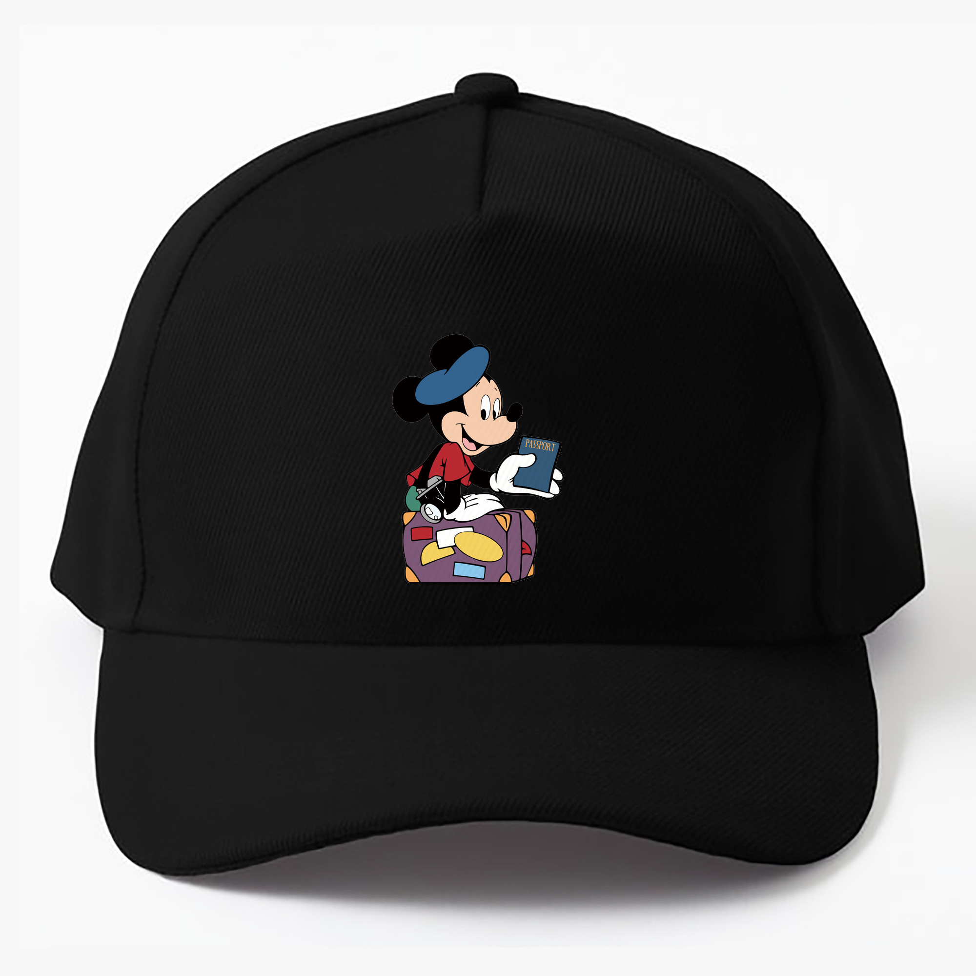（画像用） ミッキーマウス Mickey Mouse ベースボールキャップ 綿100％ 男女兼用 帽子 スポーツ