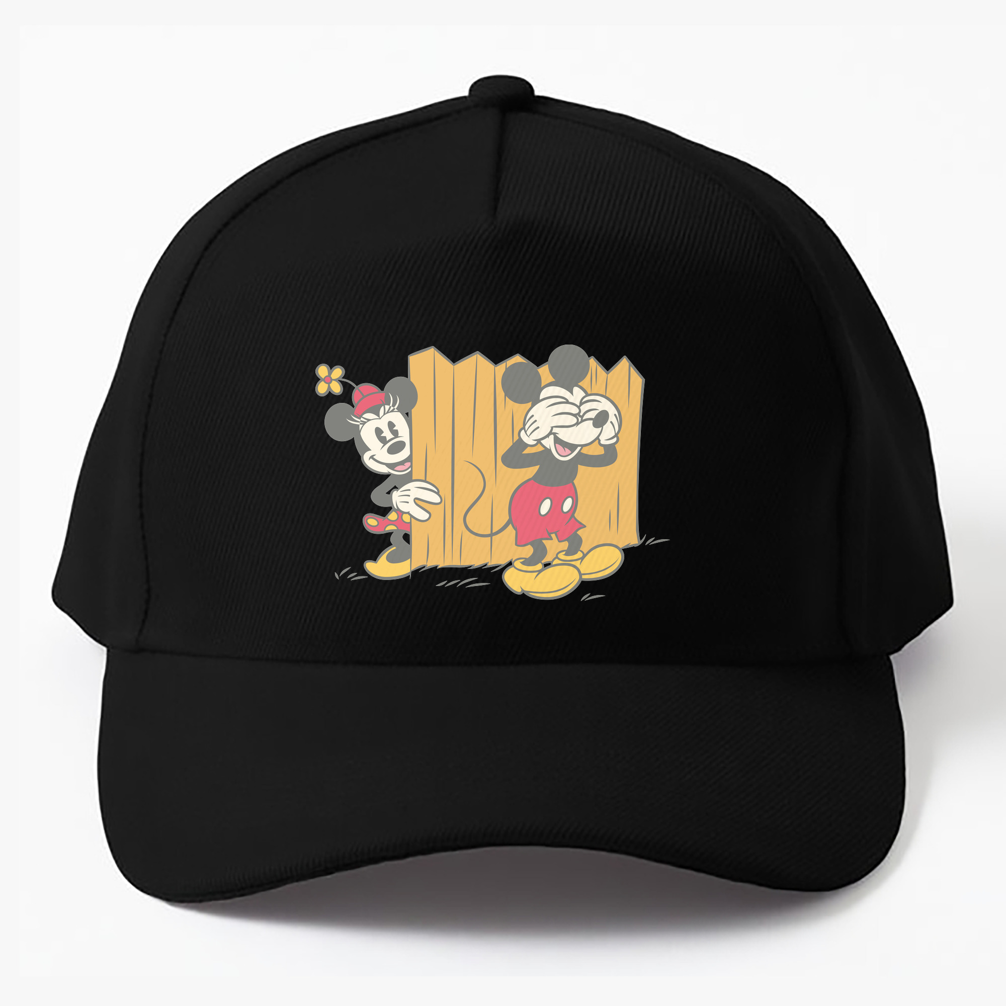 （画像用） ミッキーマウス Mickey Mouse ベースボールキャップ 綿100％ 男女兼用 帽子 スポーツ