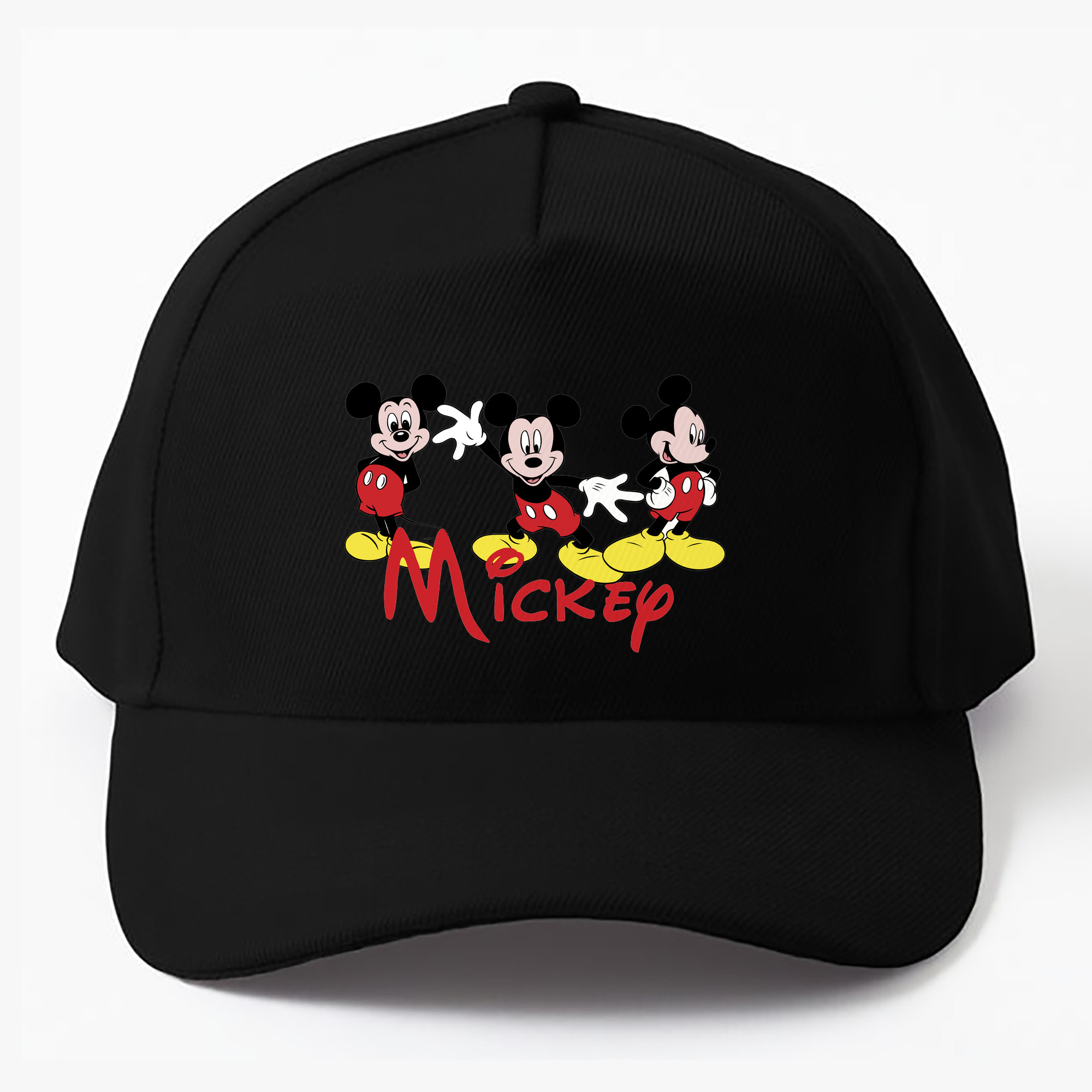 （画像用） ミッキーマウス Mickey Mouse ベースボールキャップ 綿100％ 男女兼用 帽子 スポーツ