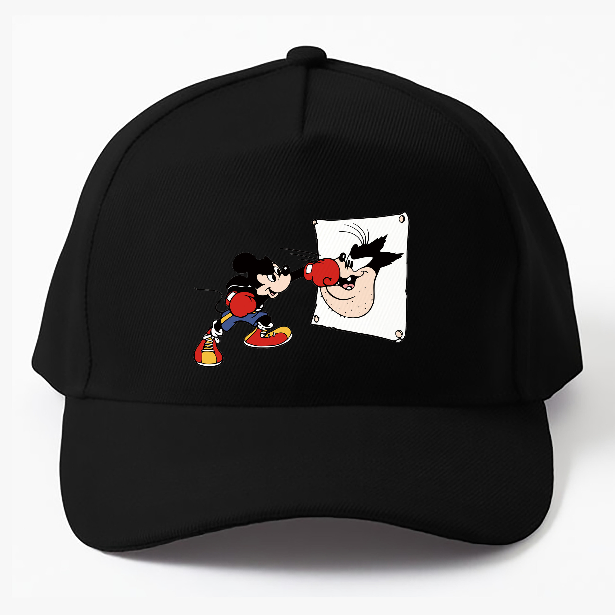 （画像用） ミッキーマウス Mickey Mouse ベースボールキャップ 綿100％ 男女兼用 帽子 スポーツ