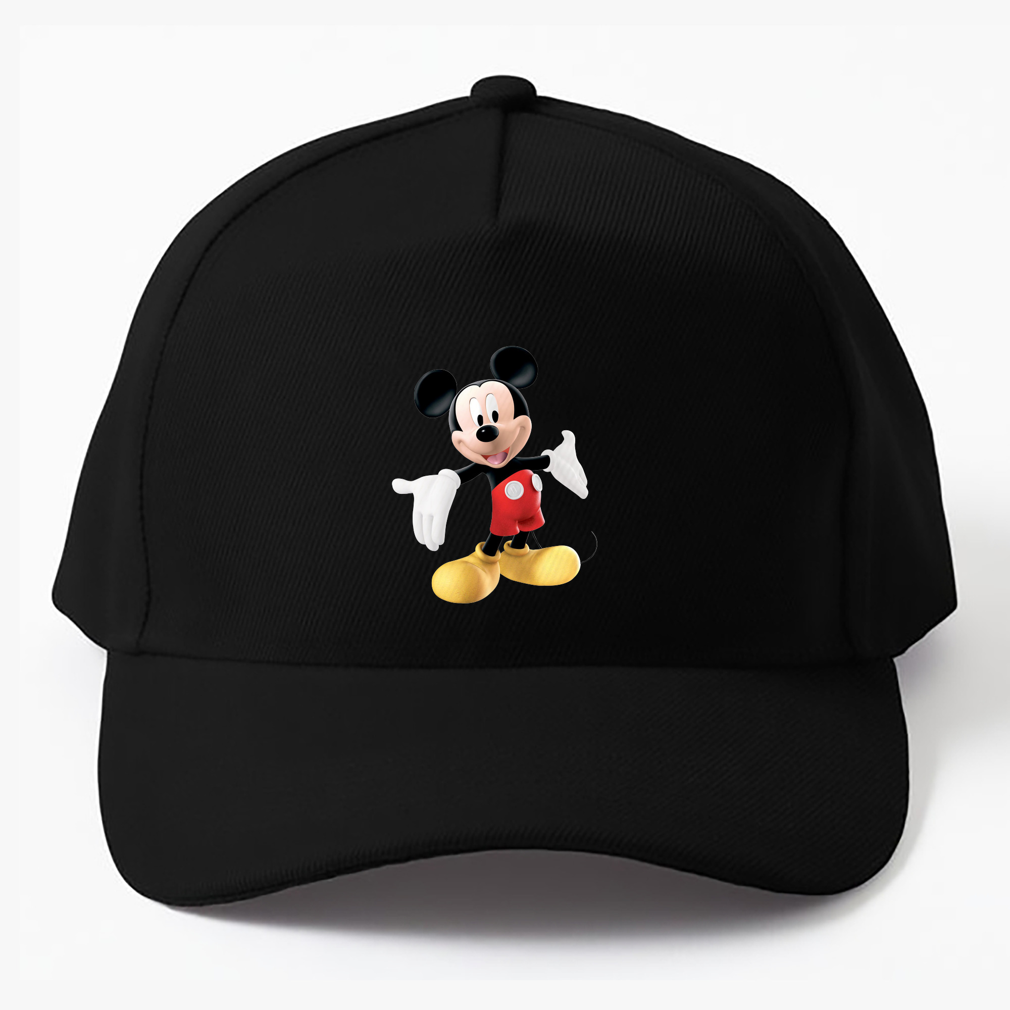 （画像用） ミッキーマウス Mickey Mouse ベースボールキャップ 綿100％ 男女兼用 帽子 スポーツ