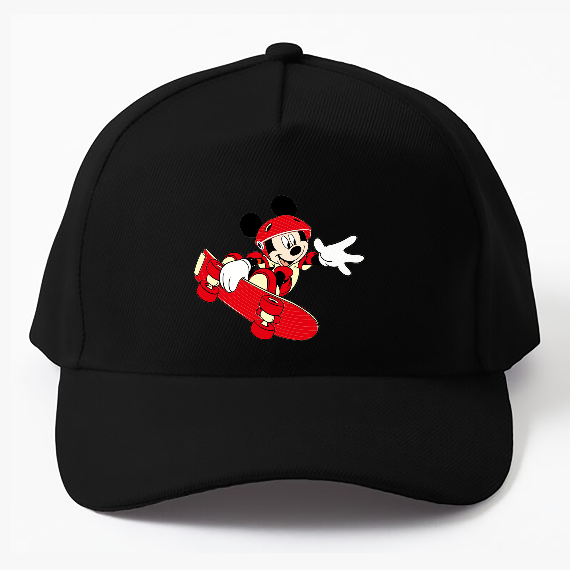 （画像用） ミッキーマウス Mickey Mouse ベースボールキャップ 綿100％ 男女兼用 帽子 スポーツ