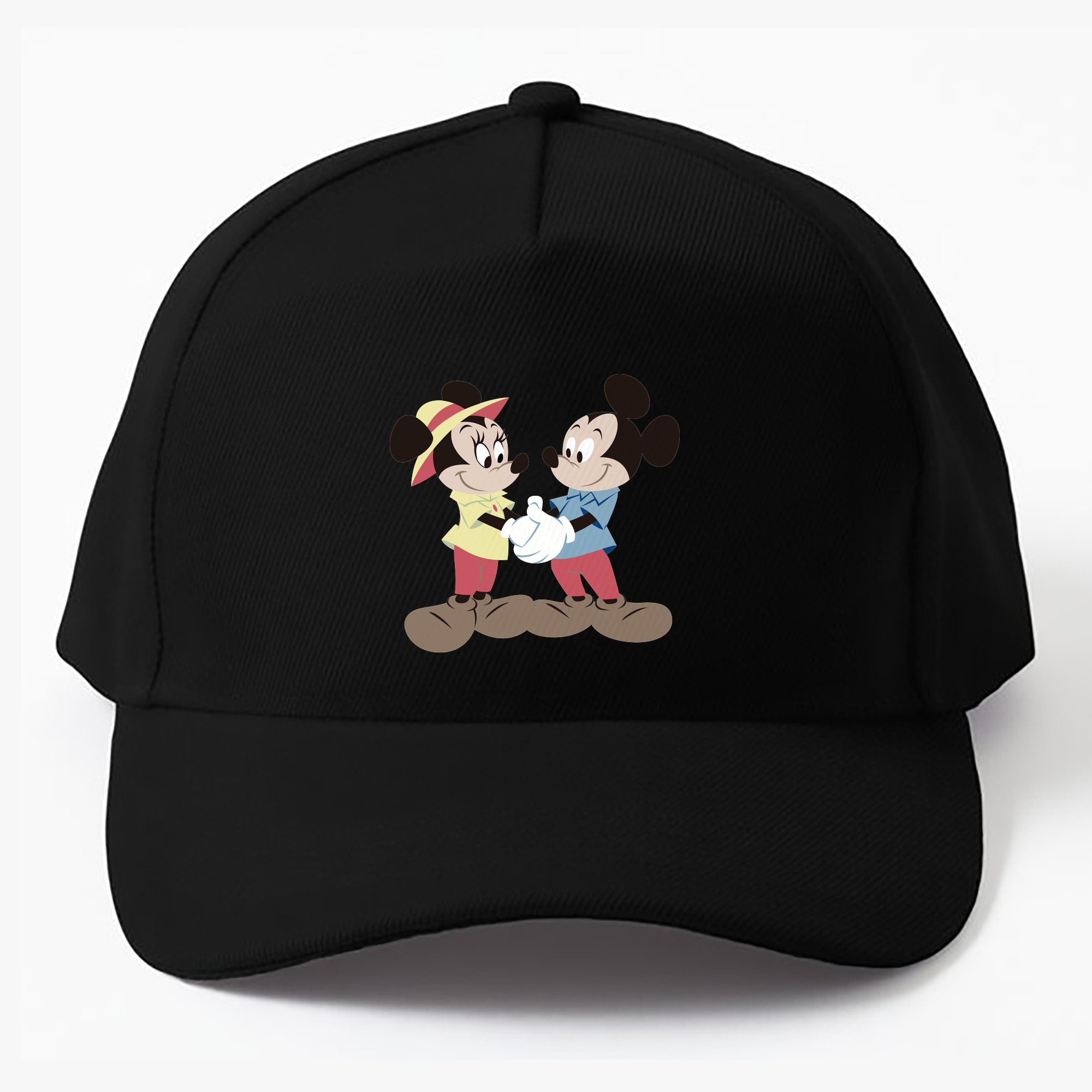 （画像用） ミッキーマウス Mickey Mouse ベースボールキャップ 綿100％ 男女兼用 帽子 スポーツ