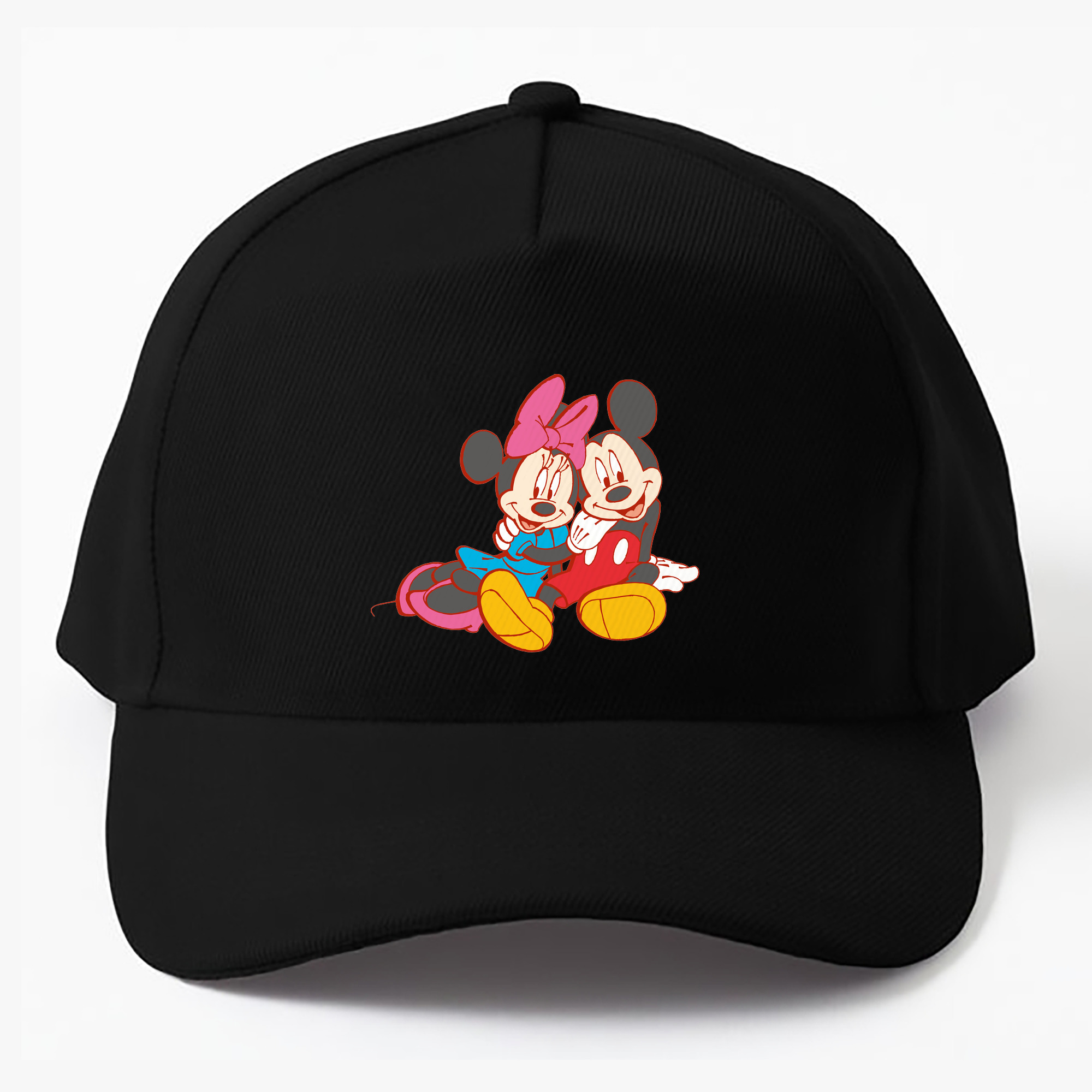 （画像用） ミッキーマウス Mickey Mouse ベースボールキャップ 綿100％ 男女兼用 帽子 スポーツ