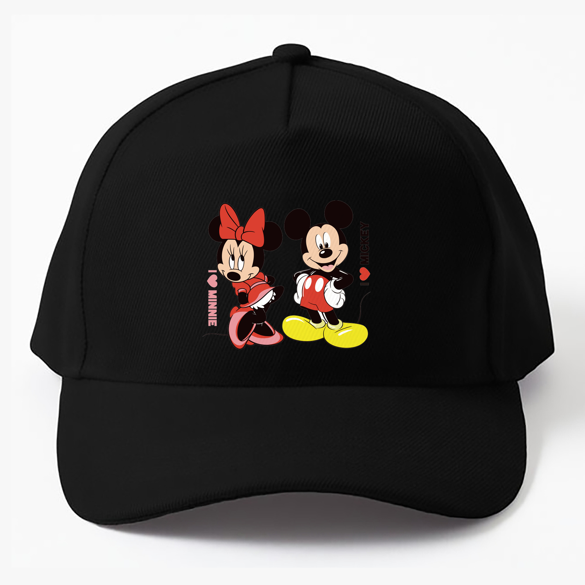 （画像用） ミッキーマウス Mickey Mouse ベースボールキャップ 綿100％ 男女兼用 帽子 スポーツ