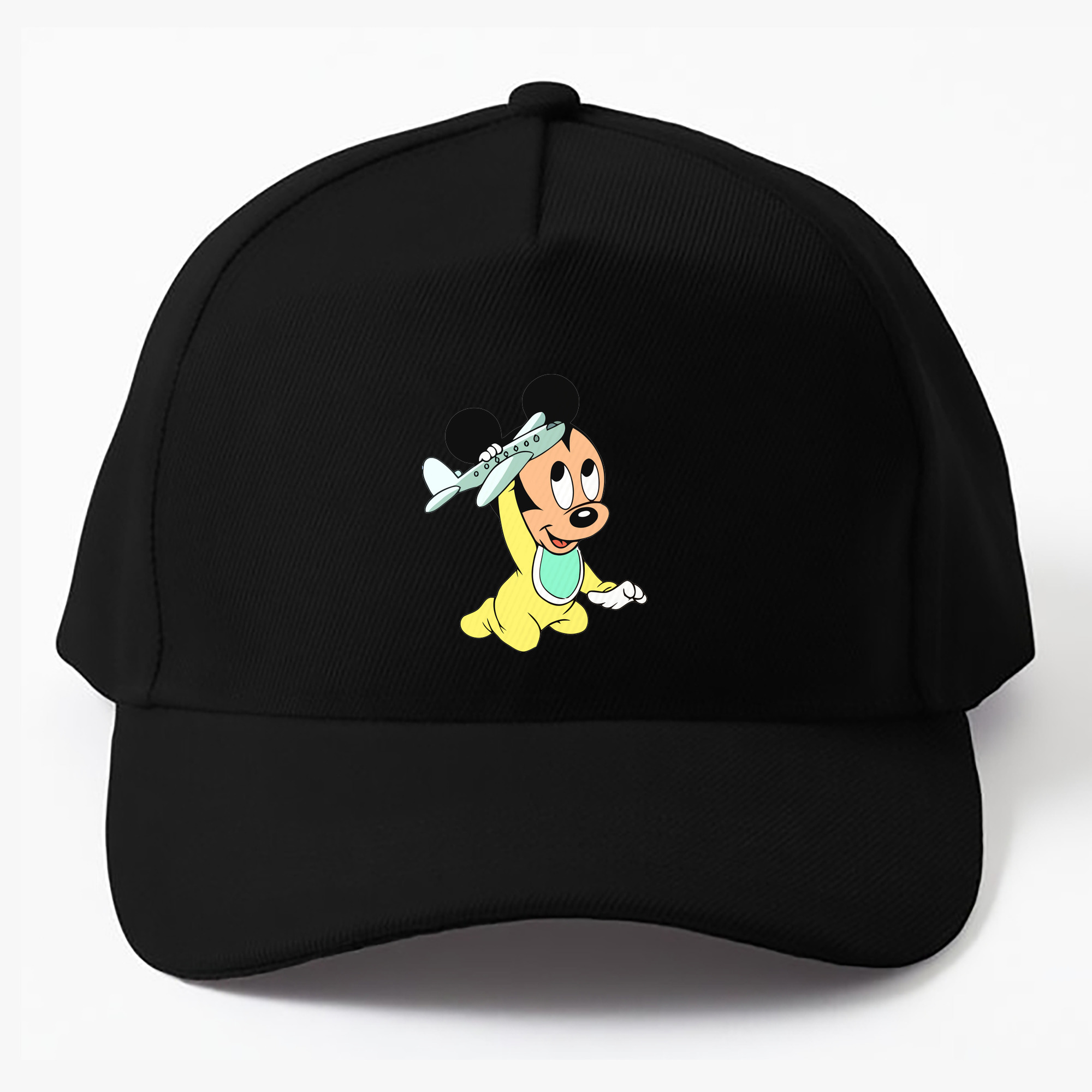 （画像用） ミッキーマウス Mickey Mouse ベースボールキャップ 綿100％ 男女兼用 帽子 スポーツ
