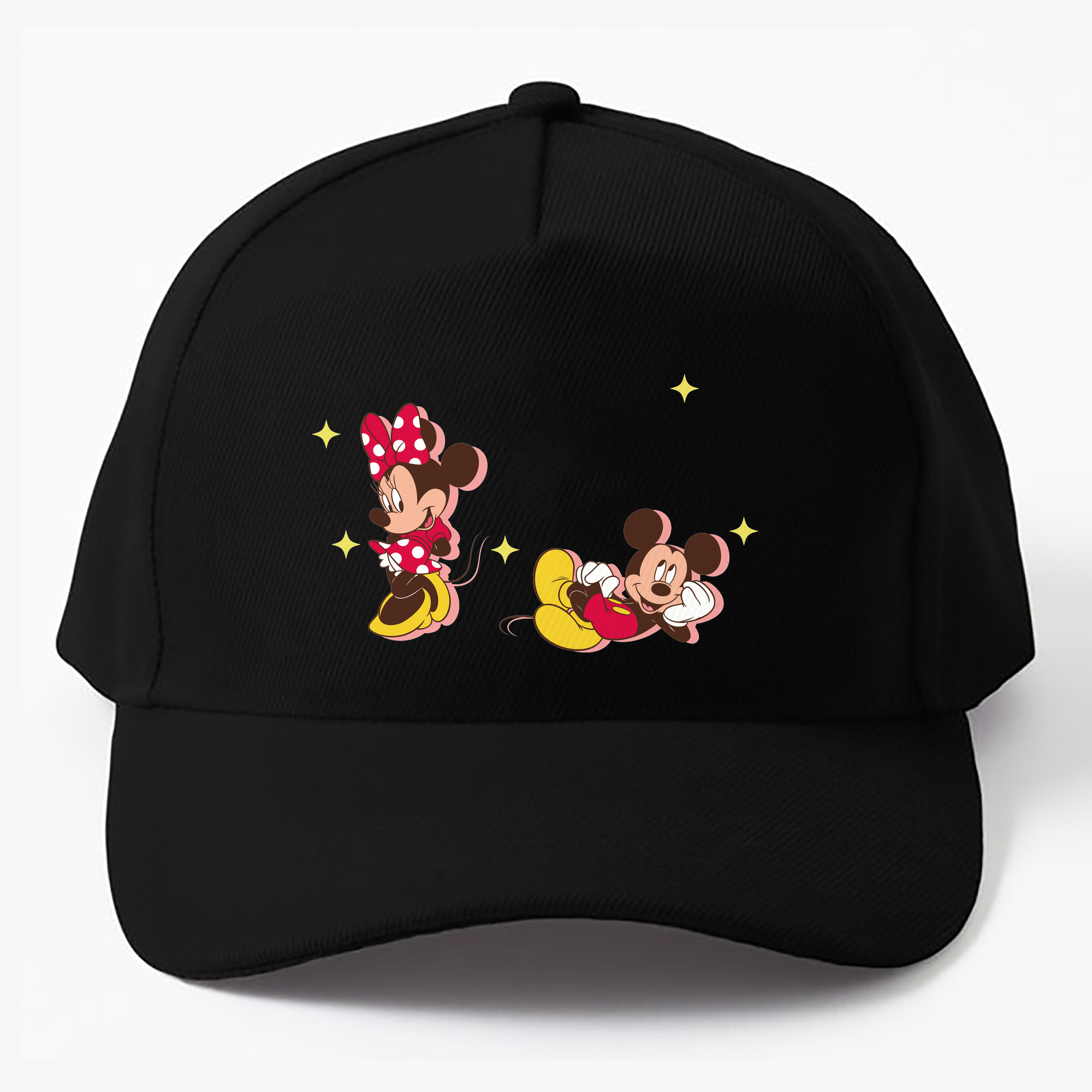 （画像用） ミッキーマウス Mickey Mouse ベースボールキャップ 綿100％ 男女兼用 帽子 スポーツ