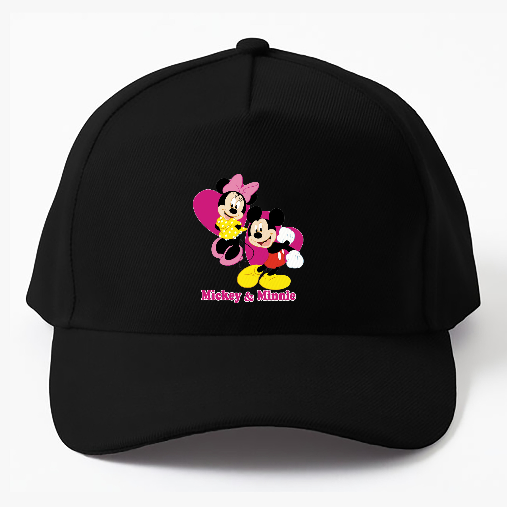 （画像用） ミッキーマウス Mickey Mouse ベースボールキャップ 綿100％ 男女兼用 帽子 スポーツ