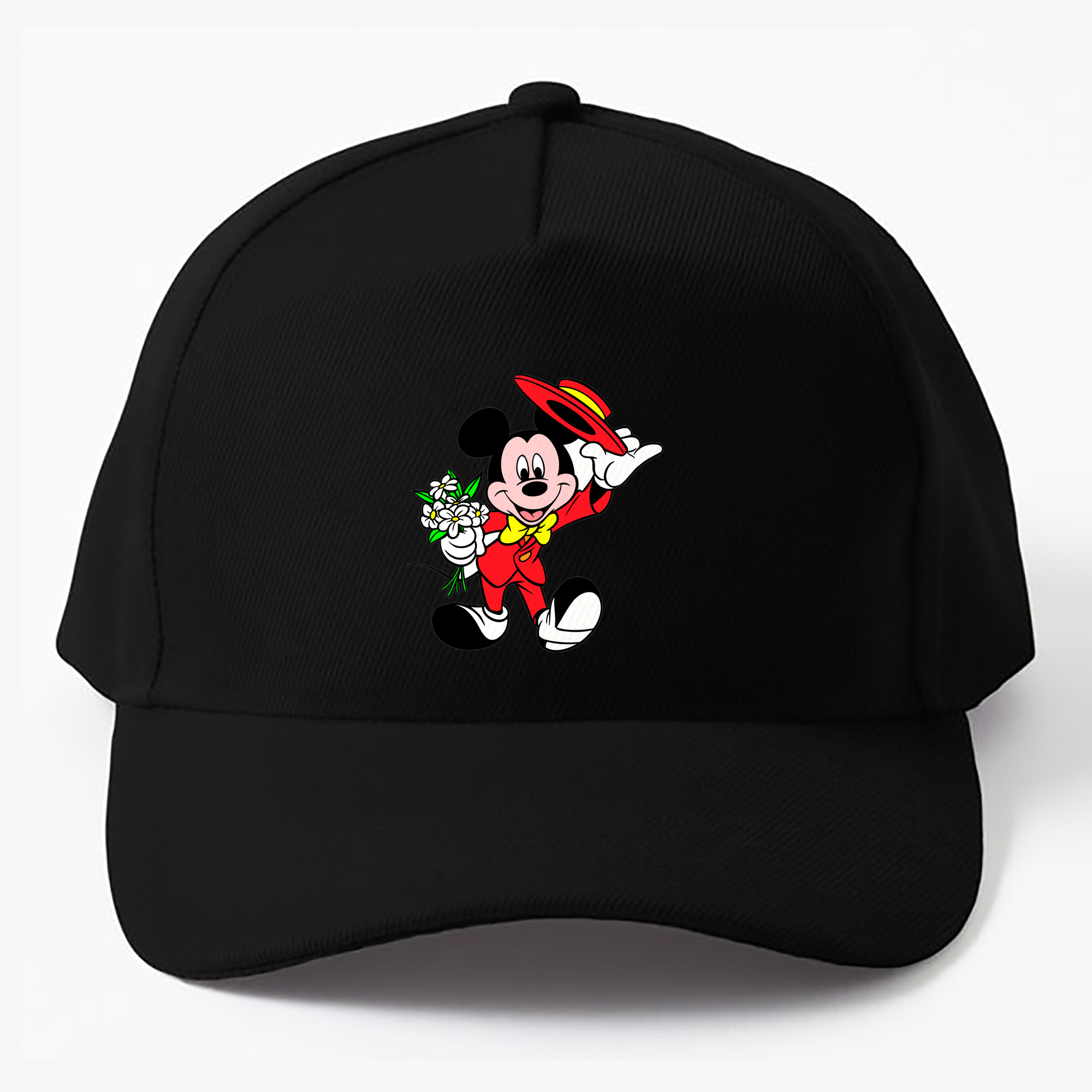 （画像用） ミッキーマウス Mickey Mouse ベースボールキャップ 綿100％ 男女兼用 帽子 スポーツ