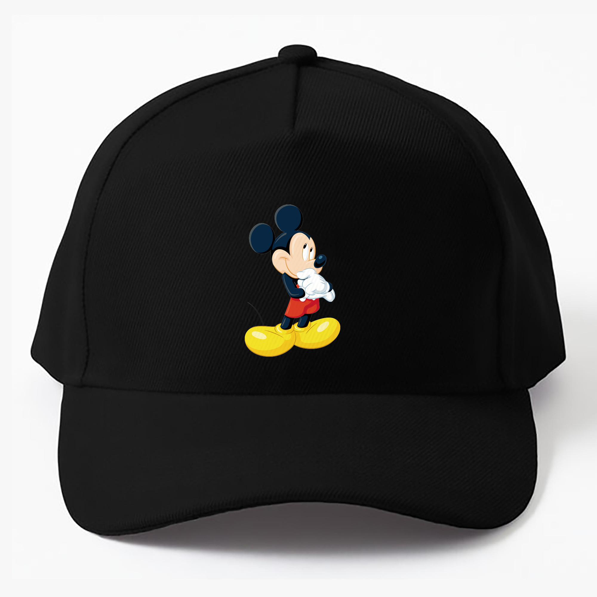 （画像用） ミッキーマウス Mickey Mouse ベースボールキャップ 綿100％ 男女兼用 帽子 スポーツ