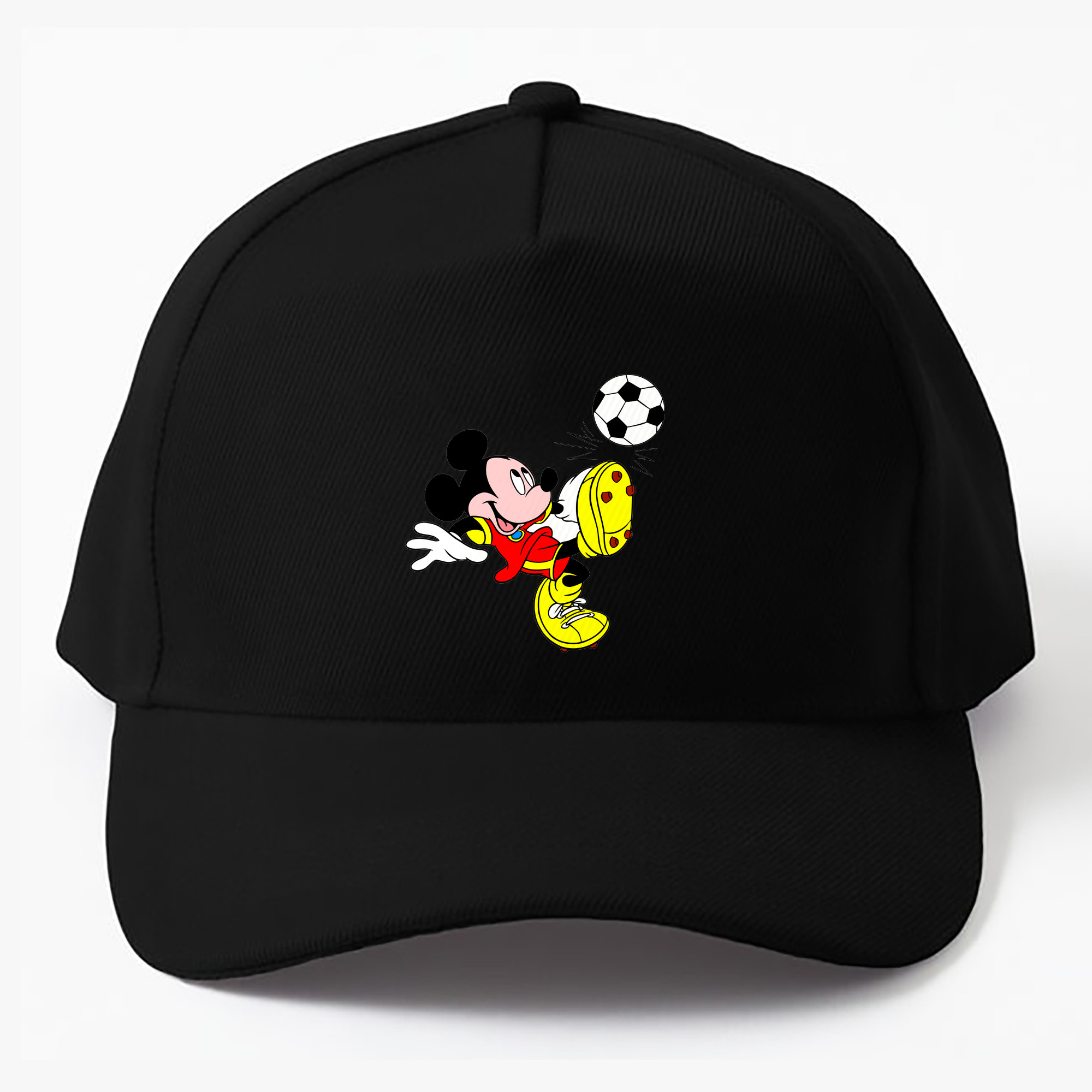 （画像用） ミッキーマウス Mickey Mouse ベースボールキャップ 綿100％ 男女兼用 帽子 スポーツ