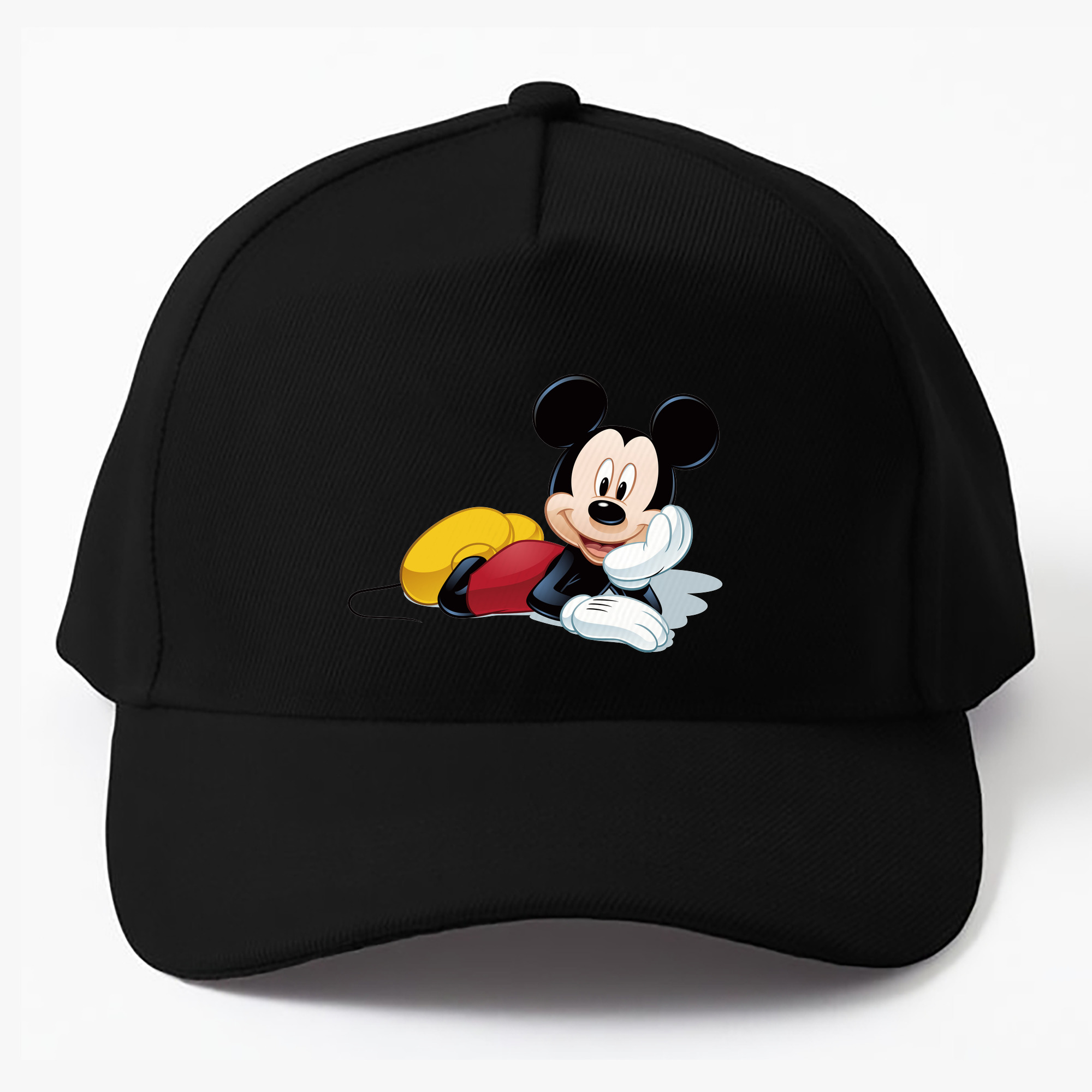 （画像用） ミッキーマウス Mickey Mouse ベースボールキャップ 綿100％ 男女兼用 帽子 スポーツ