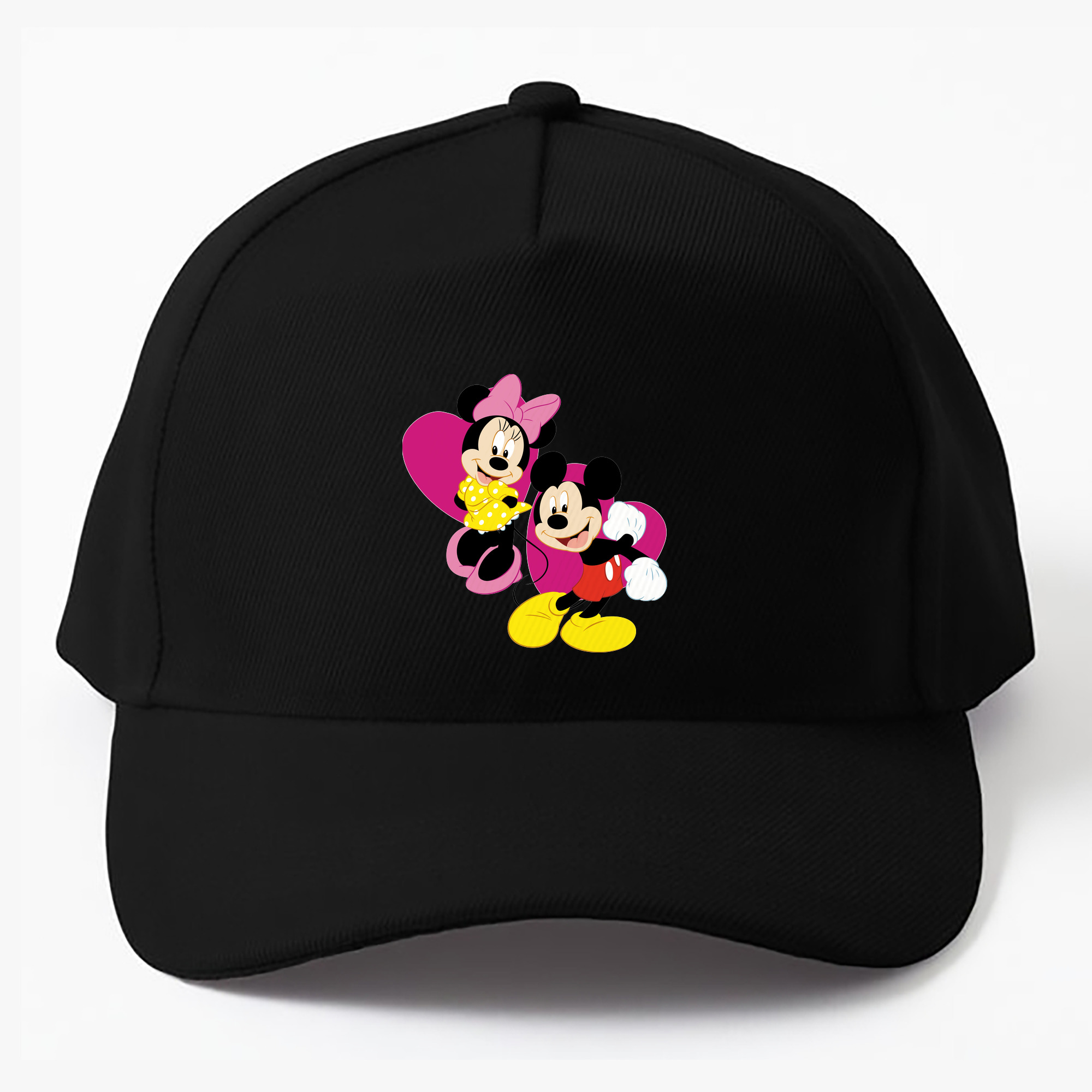 （画像用） ミッキーマウス Mickey Mouse ベースボールキャップ 綿100％ 男女兼用 帽子 スポーツ