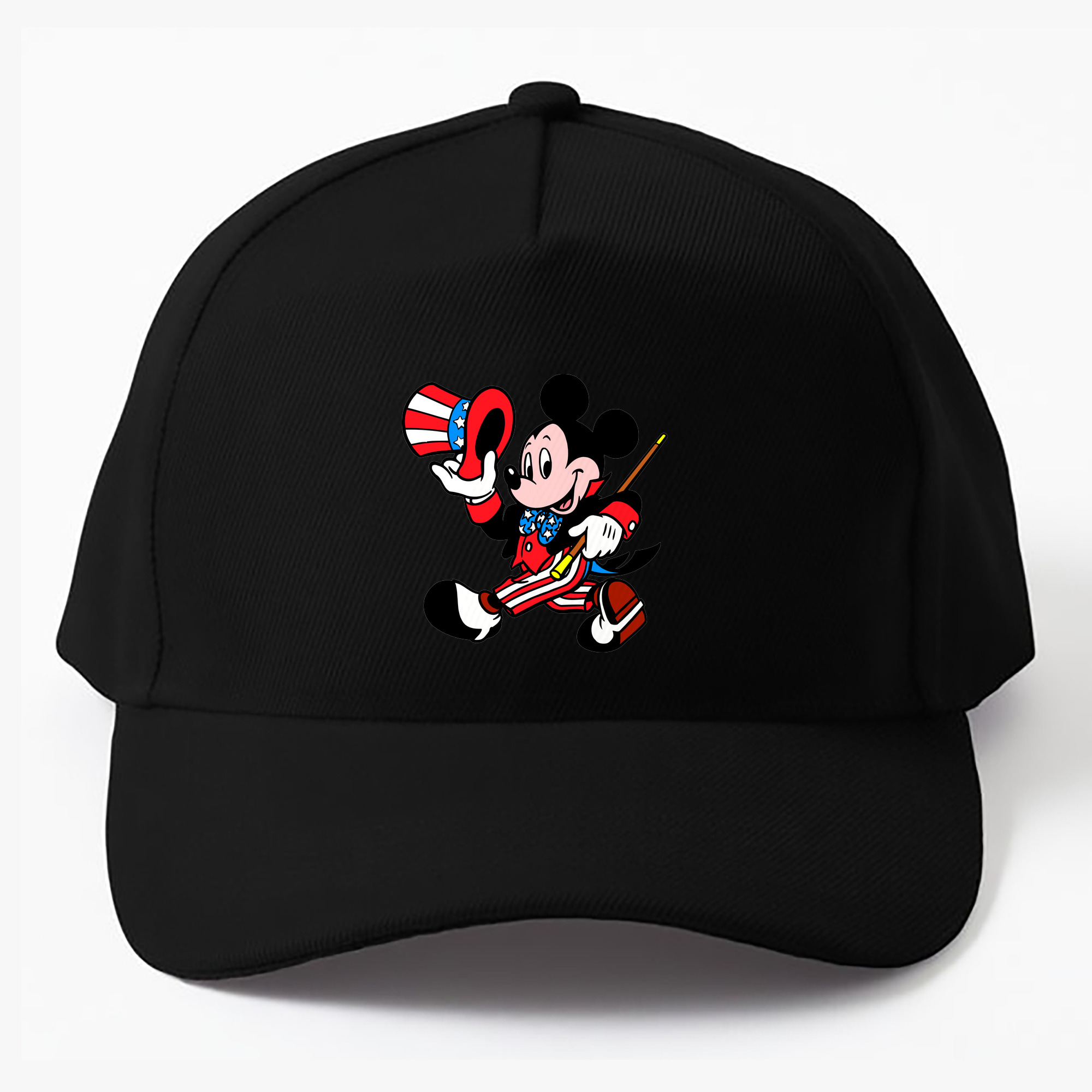 （画像用） ミッキーマウス Mickey Mouse ベースボールキャップ 綿100％ 男女兼用 帽子 スポーツ