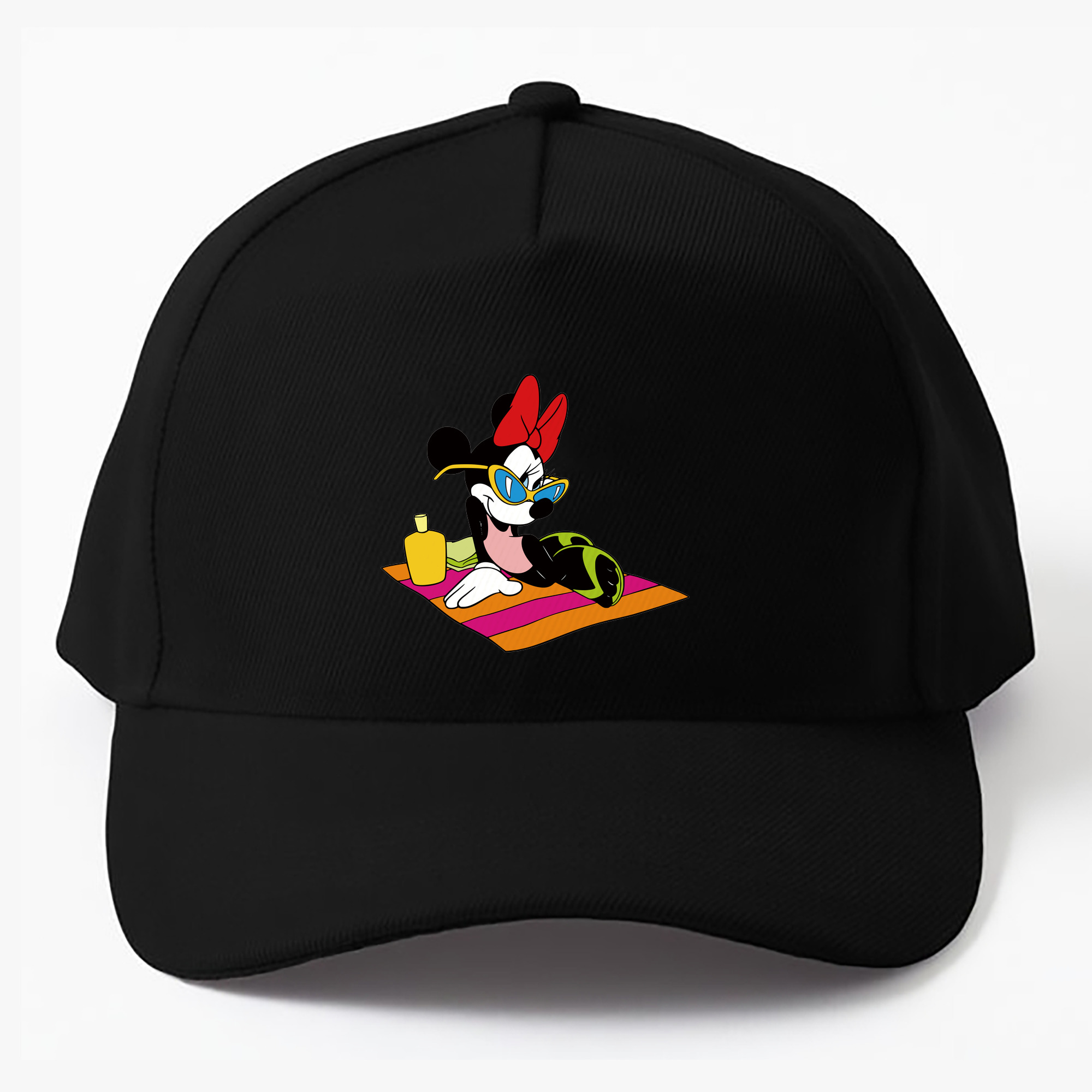 （画像用） ミッキーマウス Mickey Mouse ベースボールキャップ 綿100％ 男女兼用 帽子 スポーツ
