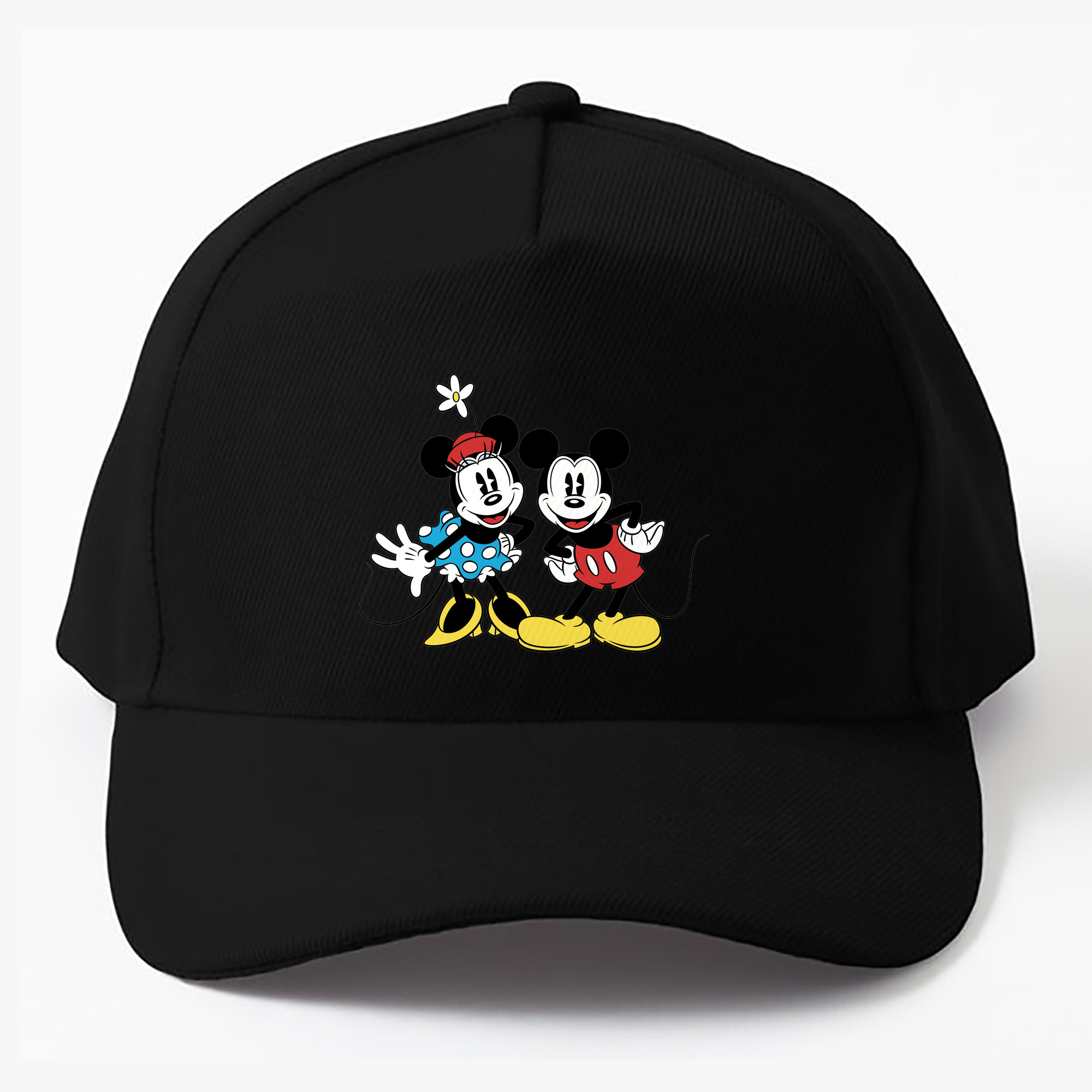 （画像用） ミッキーマウス Mickey Mouse ベースボールキャップ 綿100％ 男女兼用 帽子 スポーツ