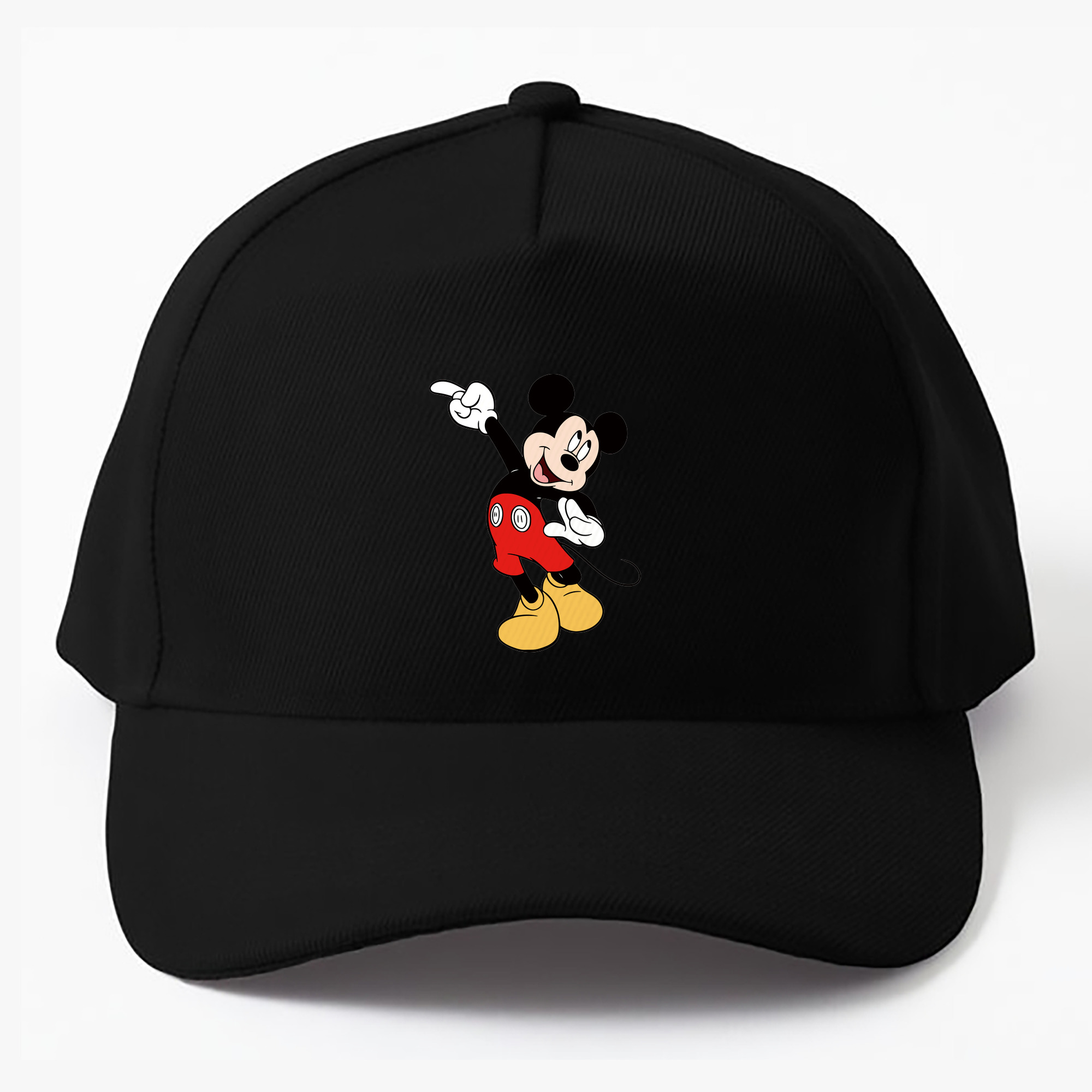（画像用） ミッキーマウス Mickey Mouse ベースボールキャップ 綿100％ 男女兼用 帽子 スポーツ