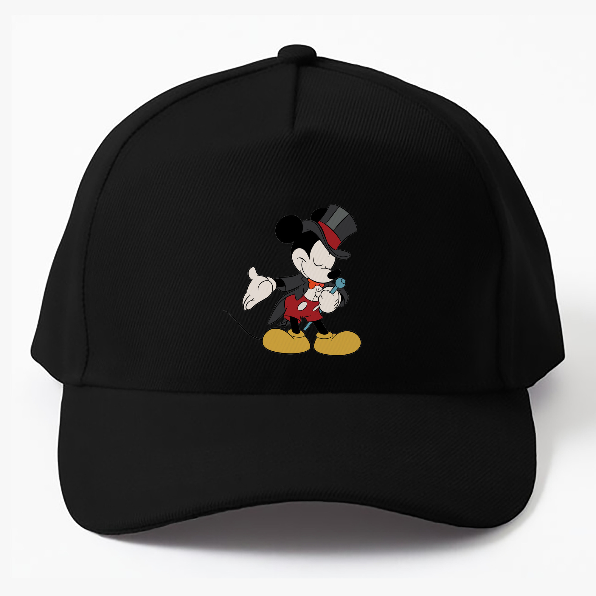 （画像用） ミッキーマウス Mickey Mouse ベースボールキャップ 綿100％ 男女兼用 帽子 スポーツ
