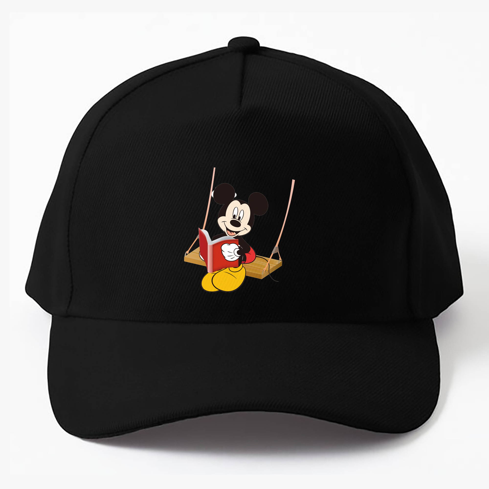 （画像用） ミッキーマウス Mickey Mouse ベースボールキャップ 綿100％ 男女兼用 帽子 スポーツ