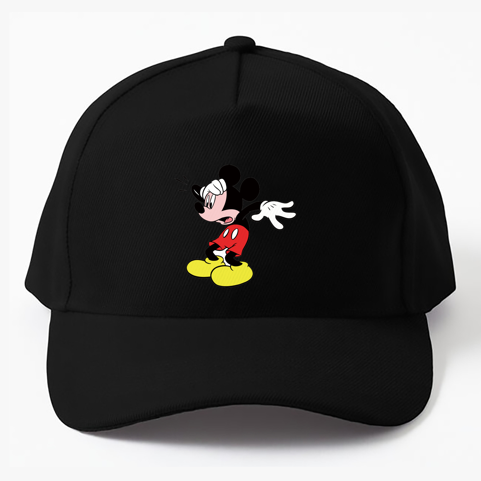 （画像用） ミッキーマウス Mickey Mouse ベースボールキャップ 綿100％ 男女兼用 帽子 スポーツ
