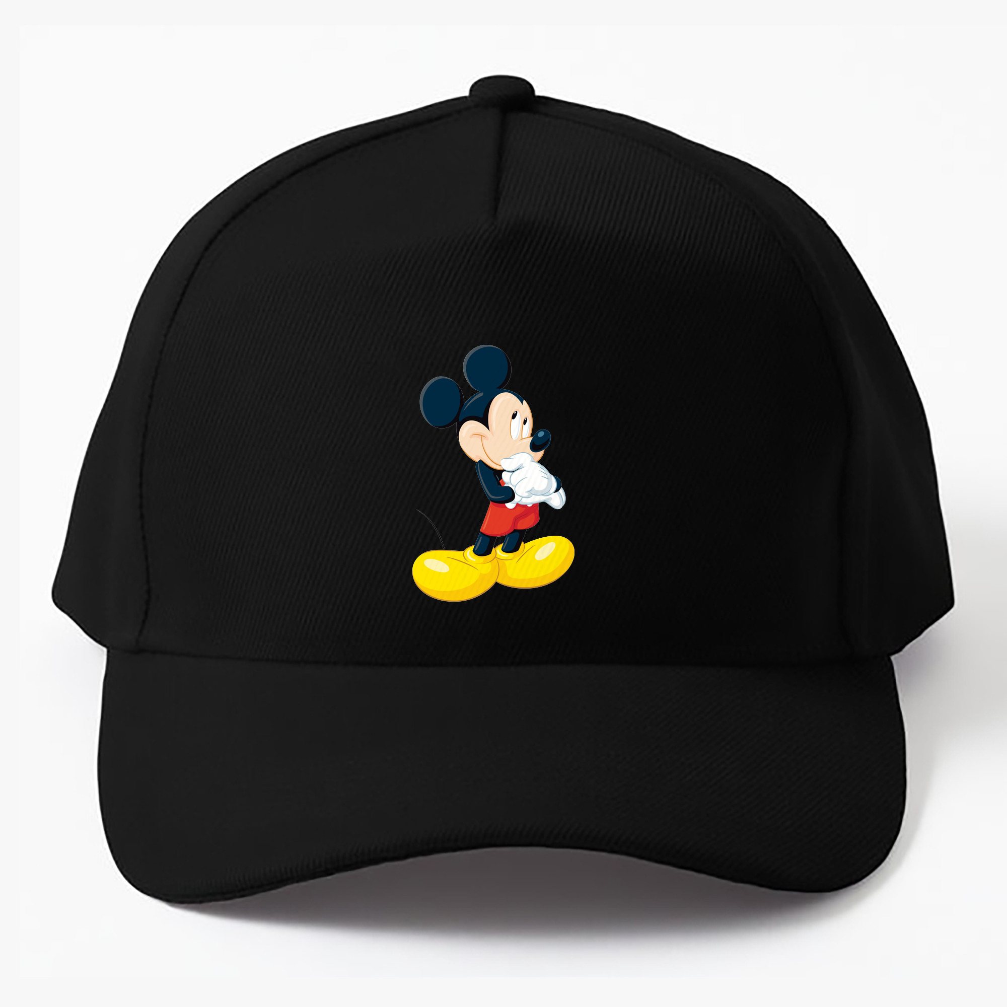 （画像用） ミッキーマウス Mickey Mouse ベースボールキャップ 綿100％ 男女兼用 帽子 スポーツ