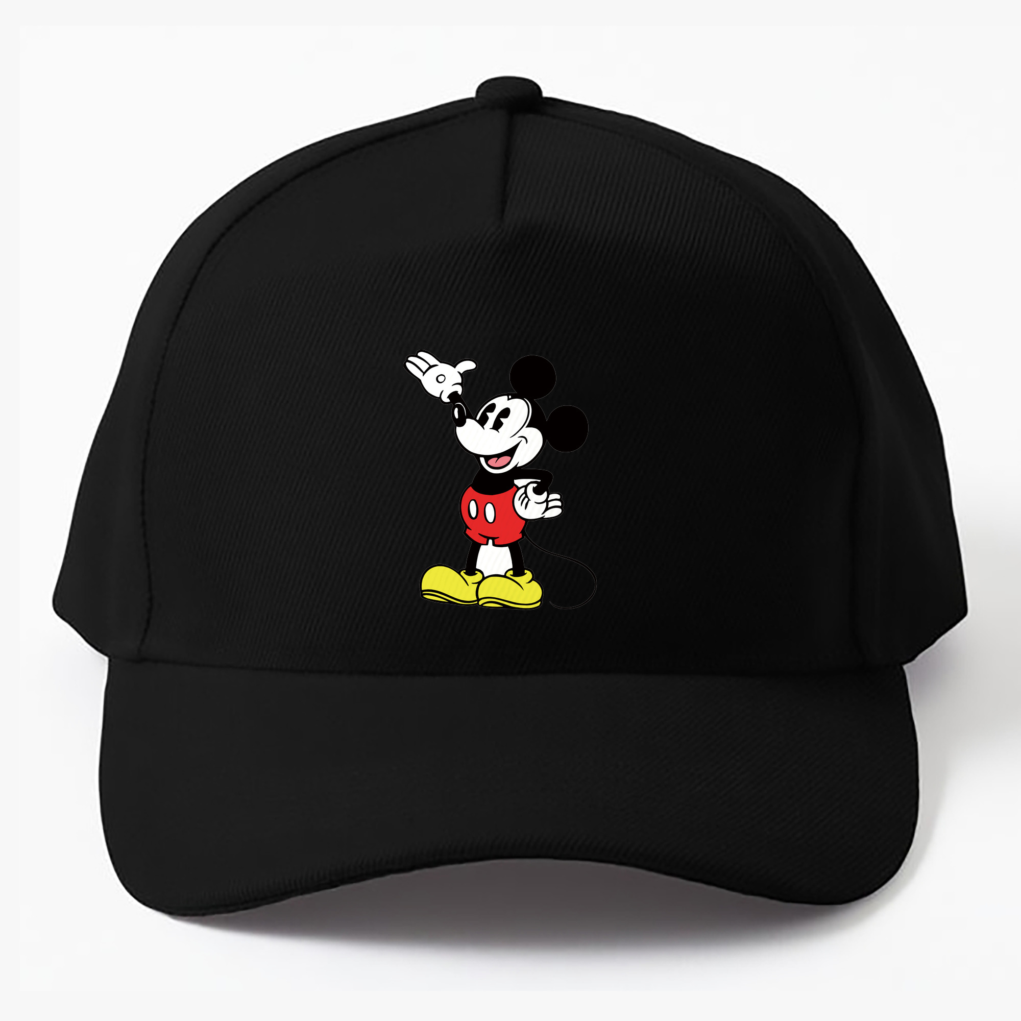 （画像用） ミッキーマウス Mickey Mouse ベースボールキャップ 綿100％ 男女兼用 帽子 スポーツ