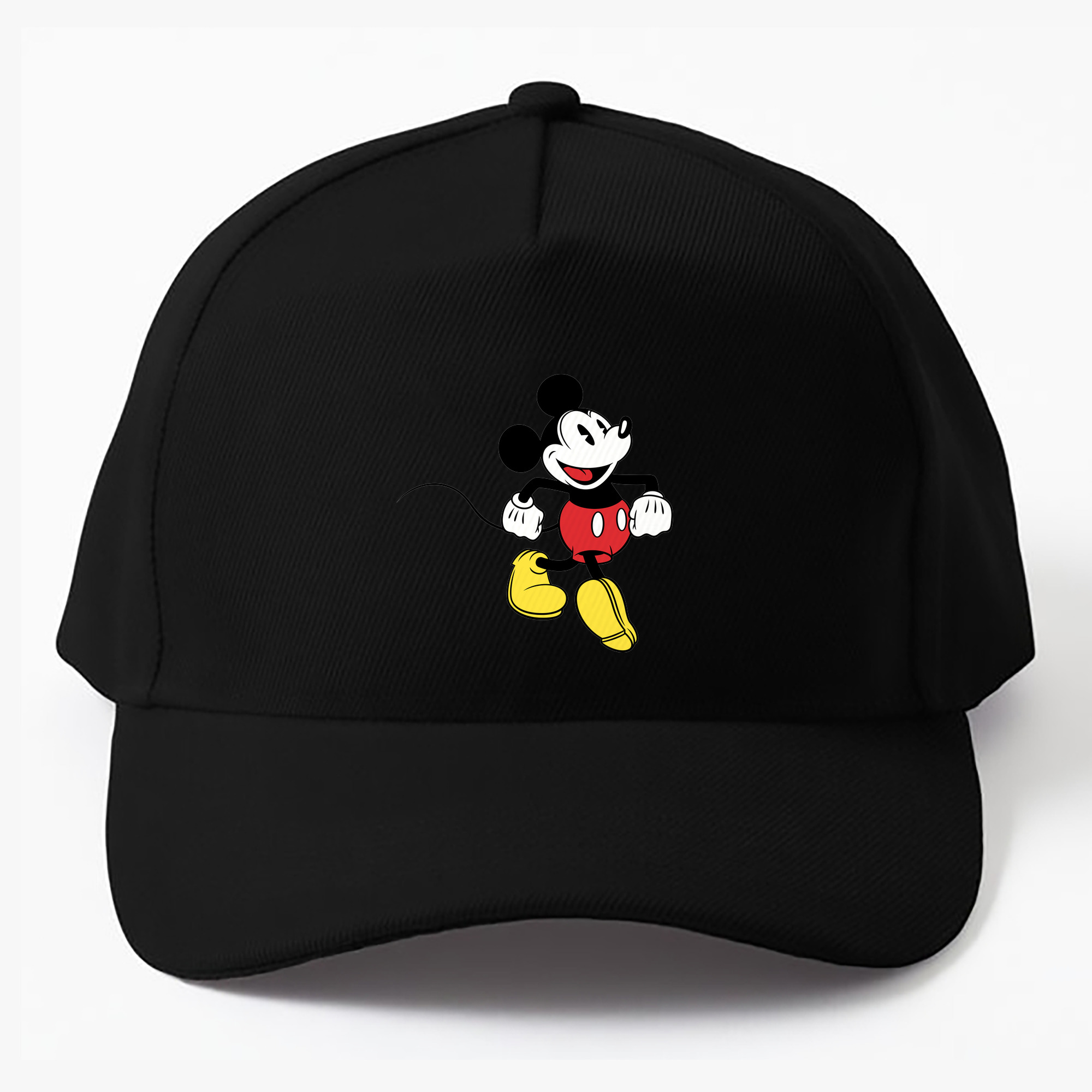 （画像用） ミッキーマウス Mickey Mouse ベースボールキャップ 綿100％ 男女兼用 帽子 スポーツ