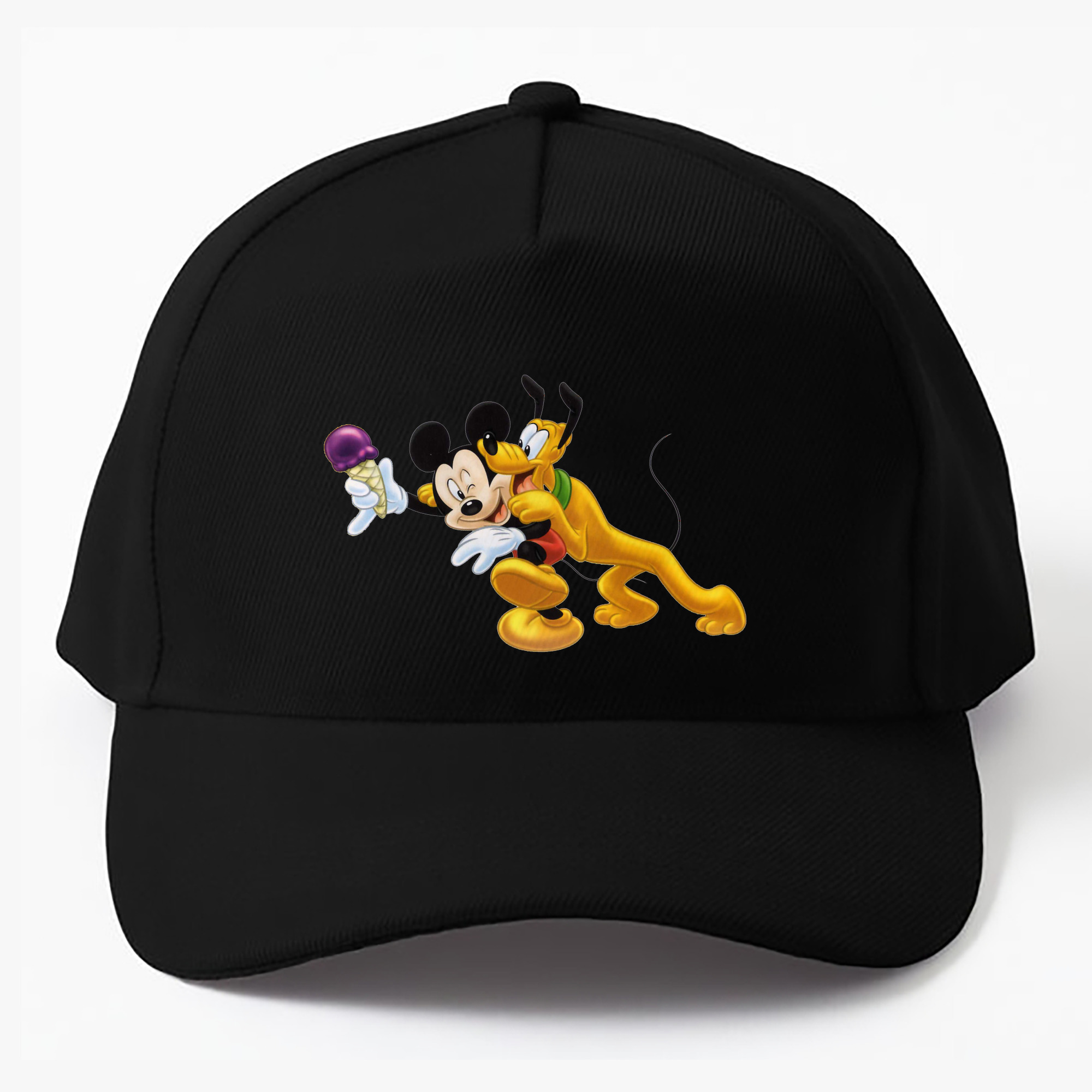 （画像用） ミッキーマウス Mickey Mouse ベースボールキャップ 綿100％ 男女兼用 帽子 スポーツ