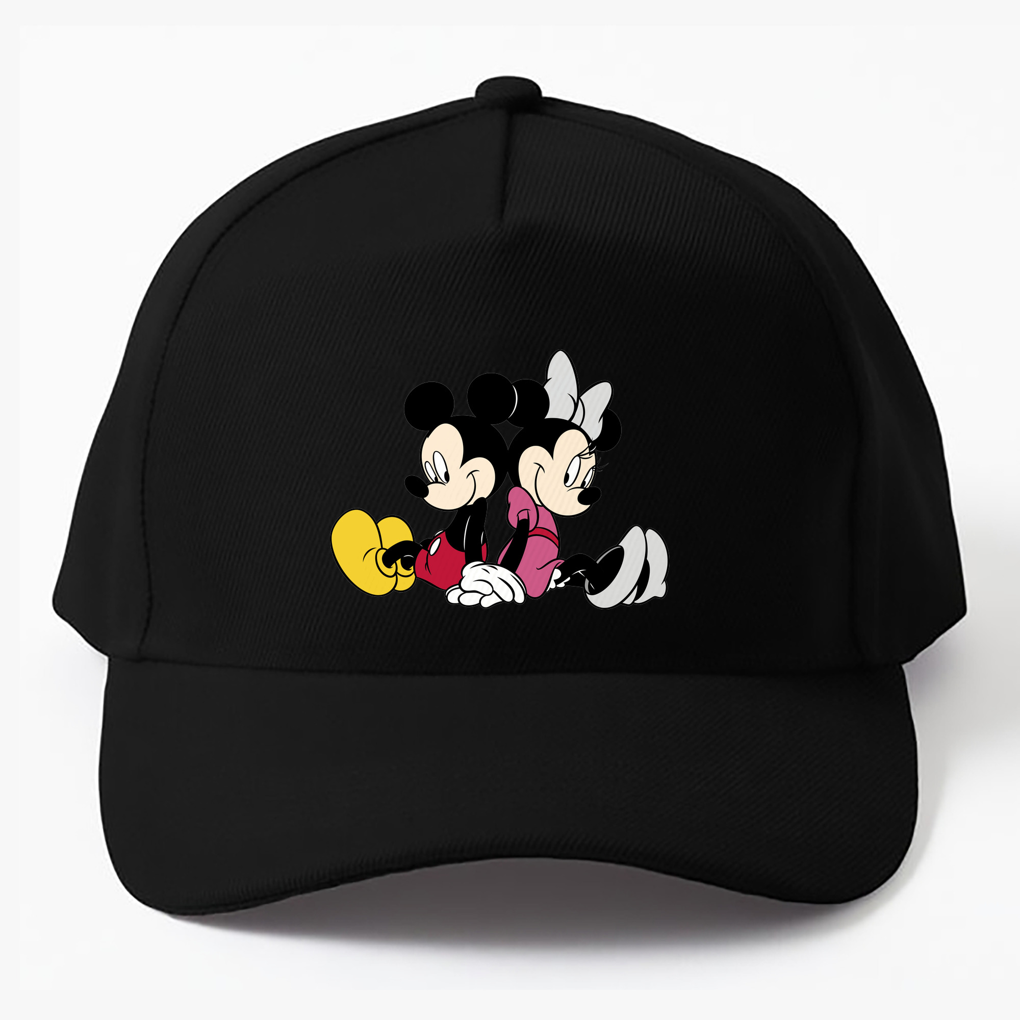 （画像用） ミッキーマウス Mickey Mouse ベースボールキャップ 綿100％ 男女兼用 帽子 スポーツ