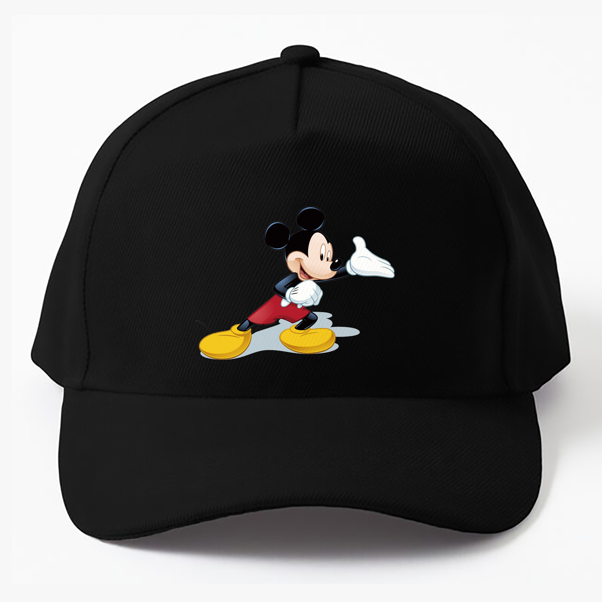 （画像用） ミッキーマウス Mickey Mouse ベースボールキャップ 綿100％ 男女兼用 帽子 スポーツ