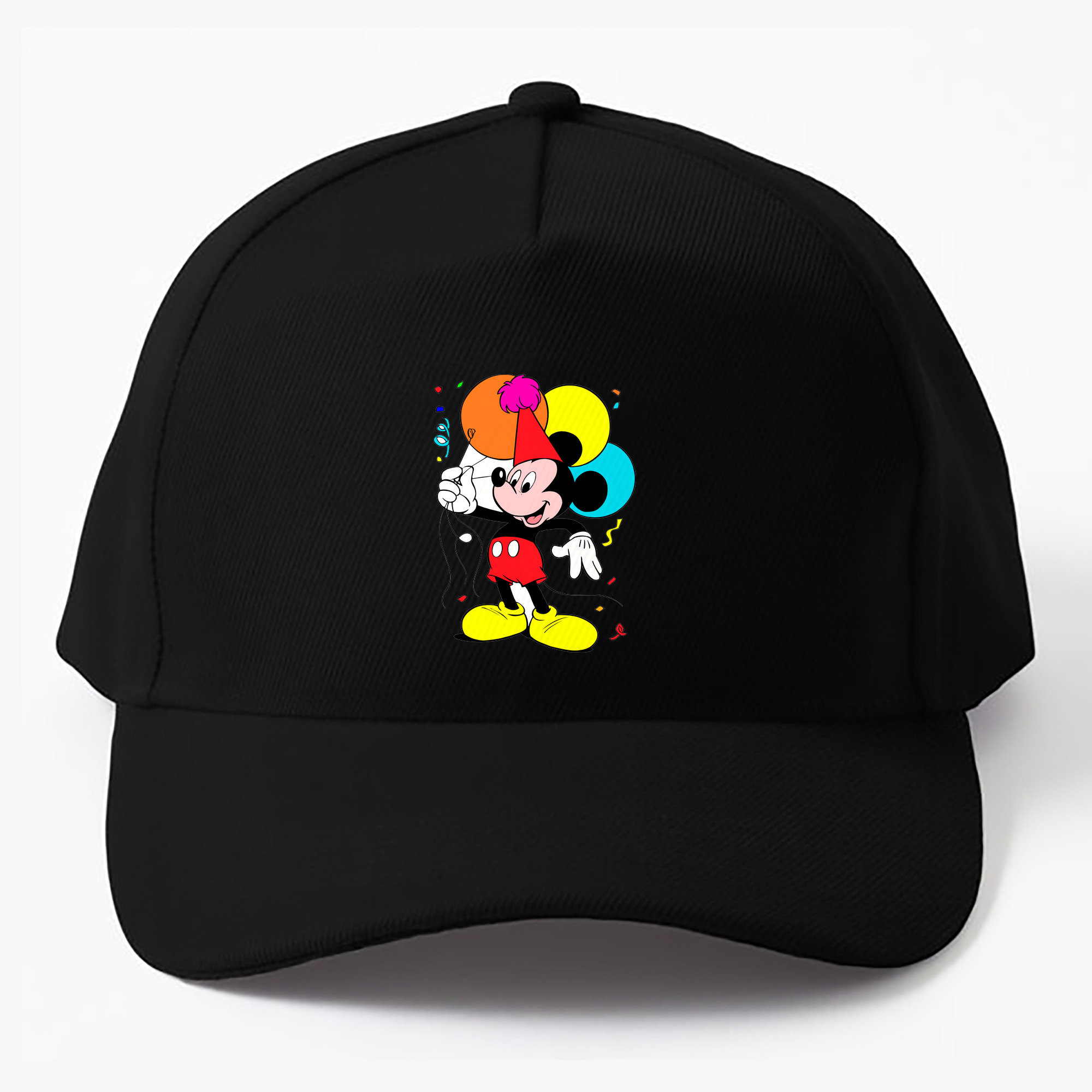 （画像用） ミッキーマウス Mickey Mouse ベースボールキャップ 綿100％ 男女兼用 帽子 スポーツ