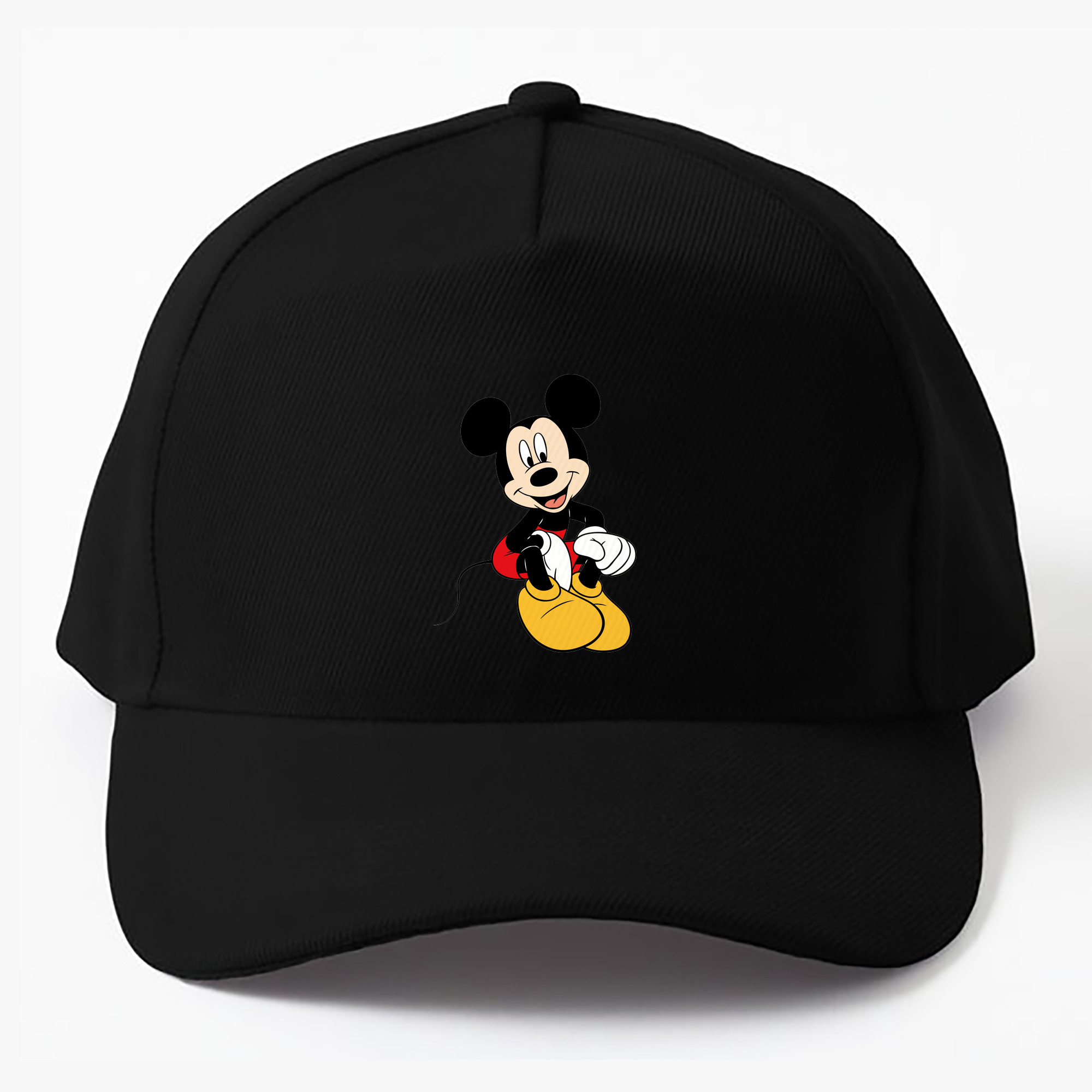 （画像用） ミッキーマウス Mickey Mouse ベースボールキャップ 綿100％ 男女兼用 帽子 スポーツ