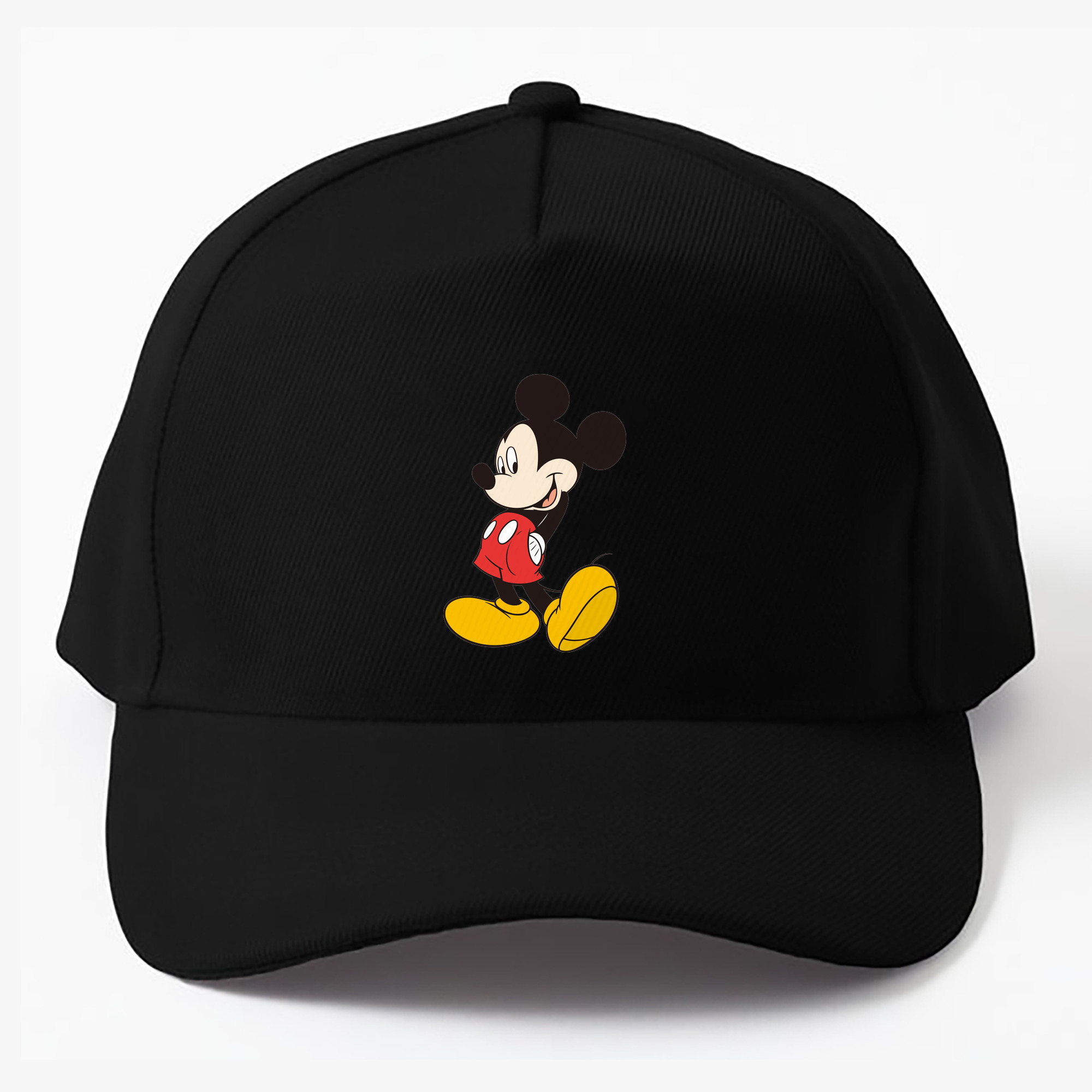 （画像用） ミッキーマウス Mickey Mouse ベースボールキャップ 綿100％ 男女兼用 帽子 スポーツ