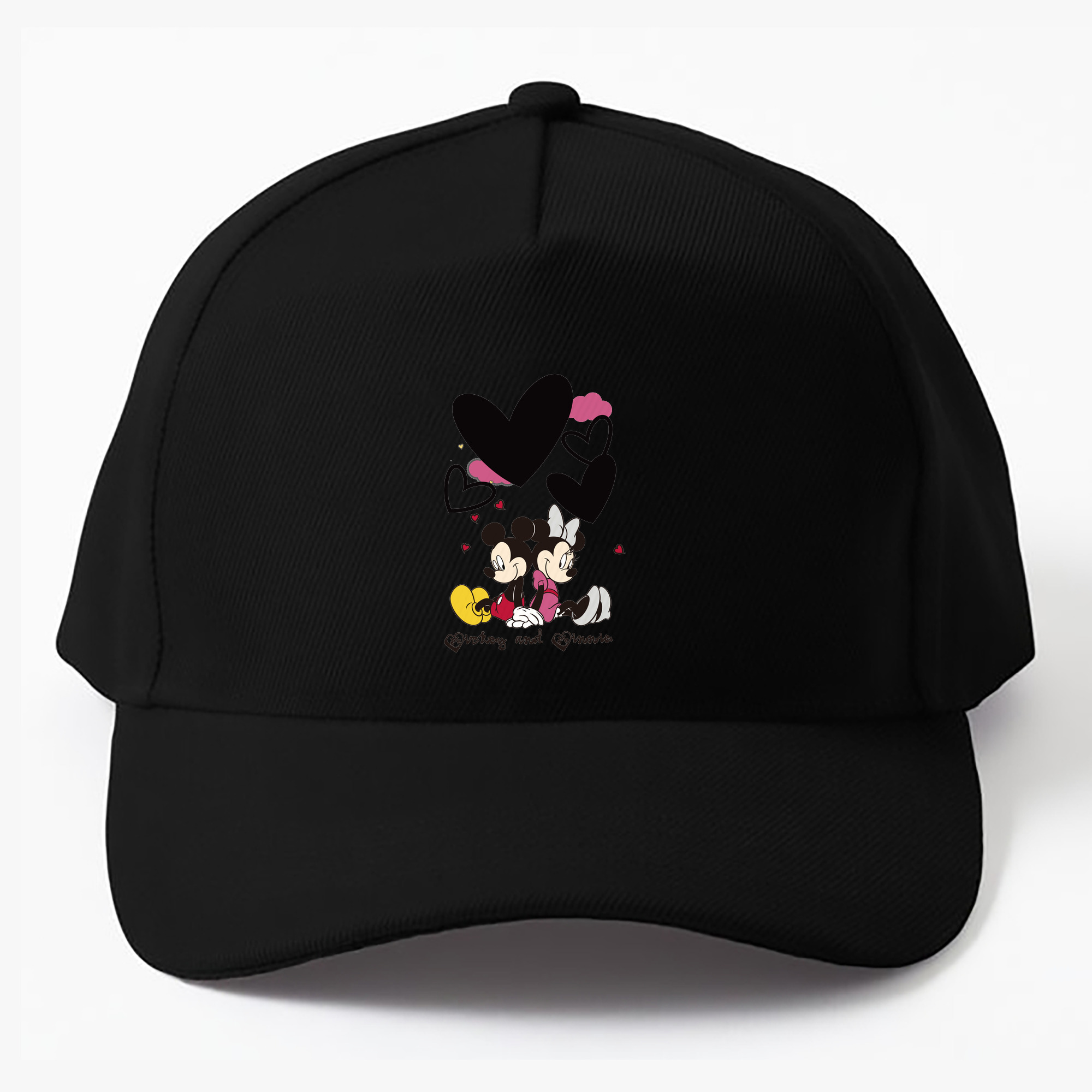 （画像用） ミッキーマウス Mickey Mouse ベースボールキャップ 綿100％ 男女兼用 帽子 スポーツ