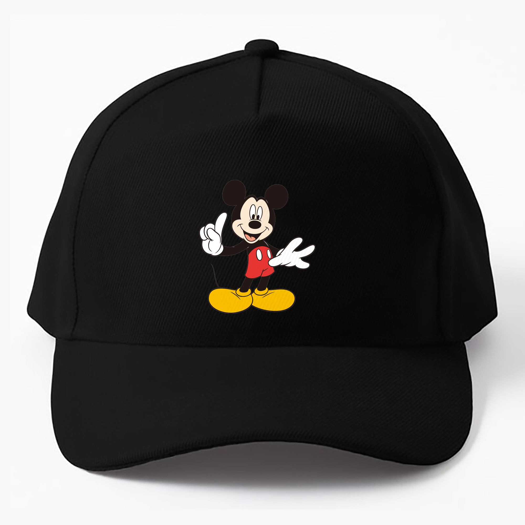 （画像用） ミッキーマウス Mickey Mouse ベースボールキャップ 綿100％ 男女兼用 帽子 スポーツ