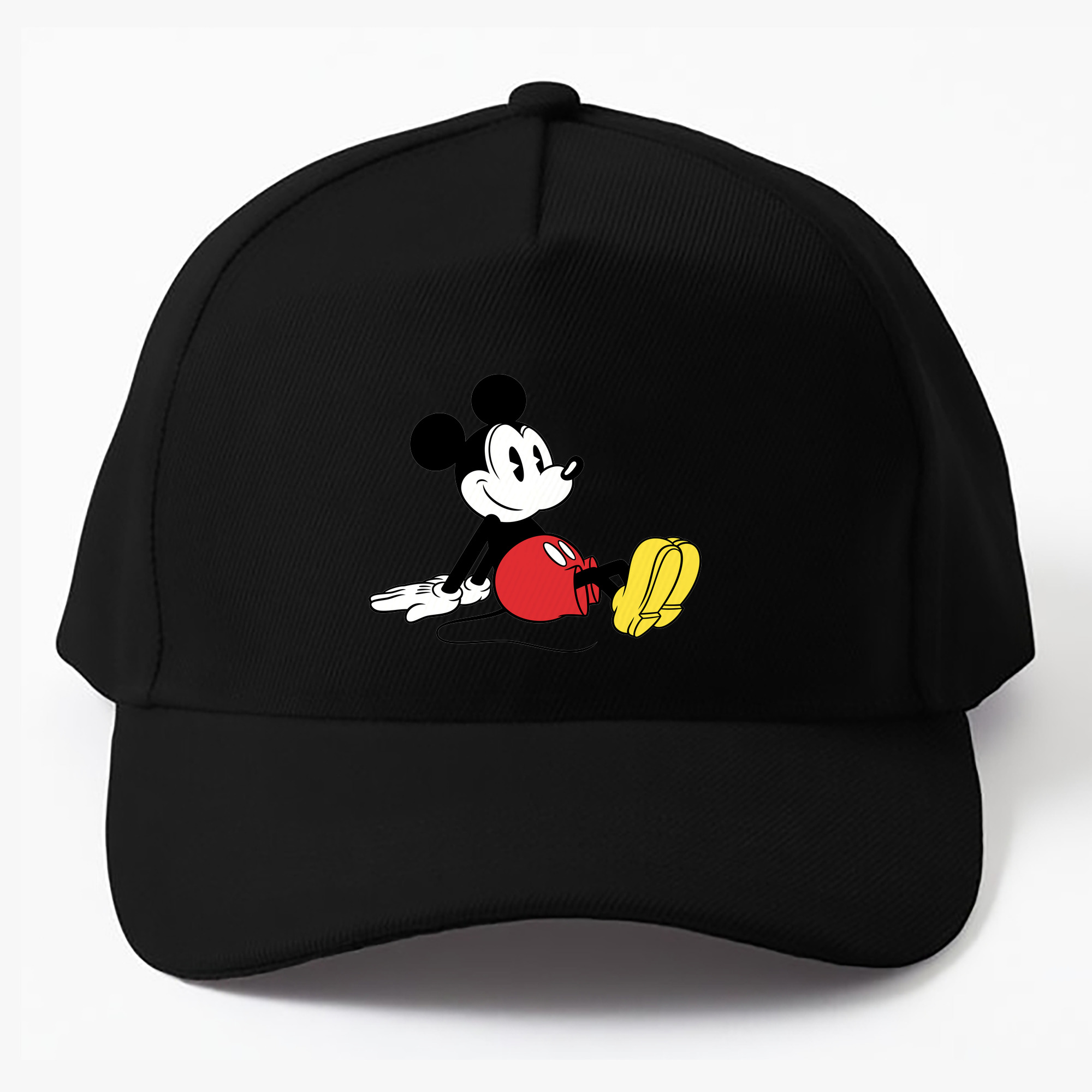 （画像用） ミッキーマウス Mickey Mouse ベースボールキャップ 綿100％ 男女兼用 帽子 スポーツ
