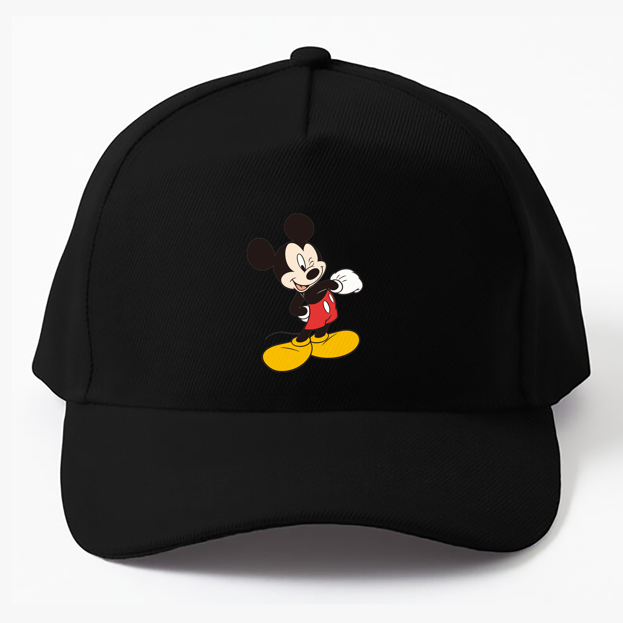 （画像用） ミッキーマウス Mickey Mouse ベースボールキャップ 綿100％ 男女兼用 帽子 スポーツ