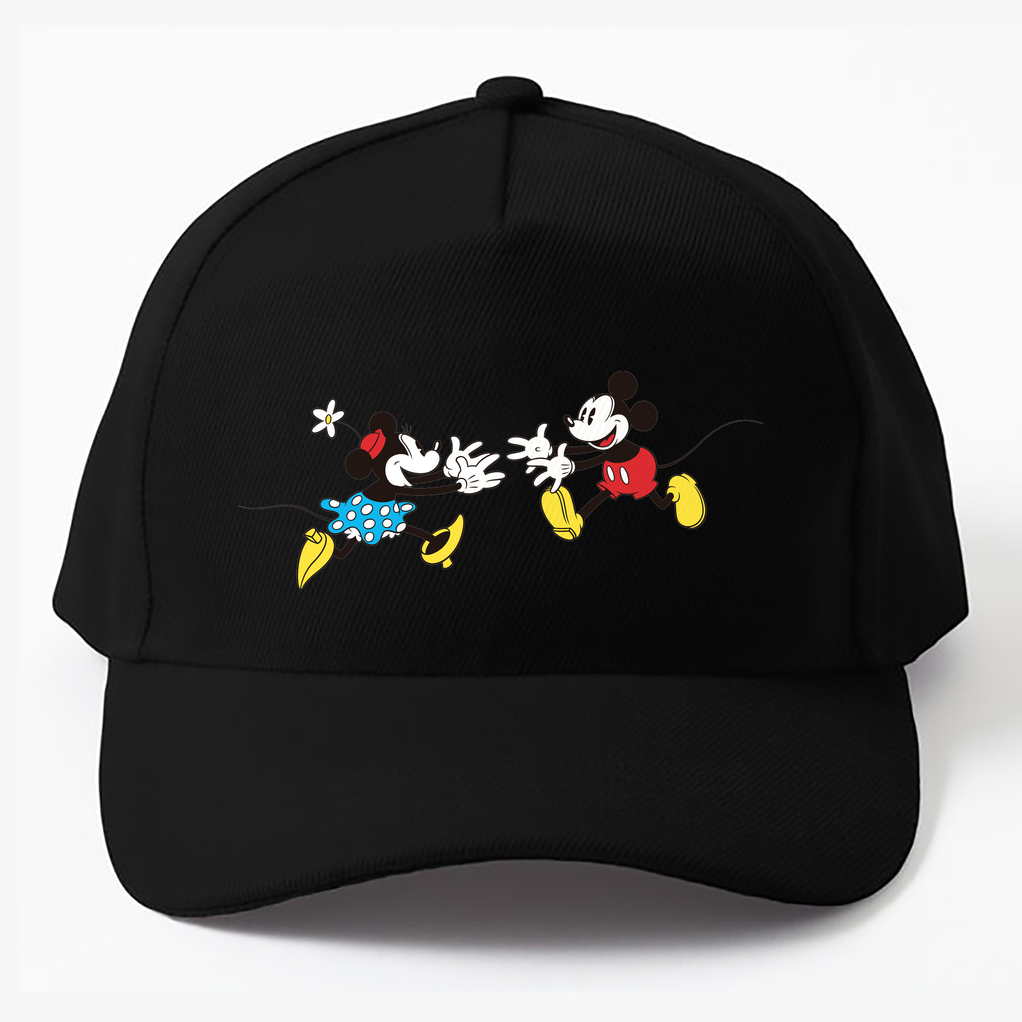 （画像用） ミッキーマウス Mickey Mouse ベースボールキャップ 綿100％ 男女兼用 帽子 スポーツ