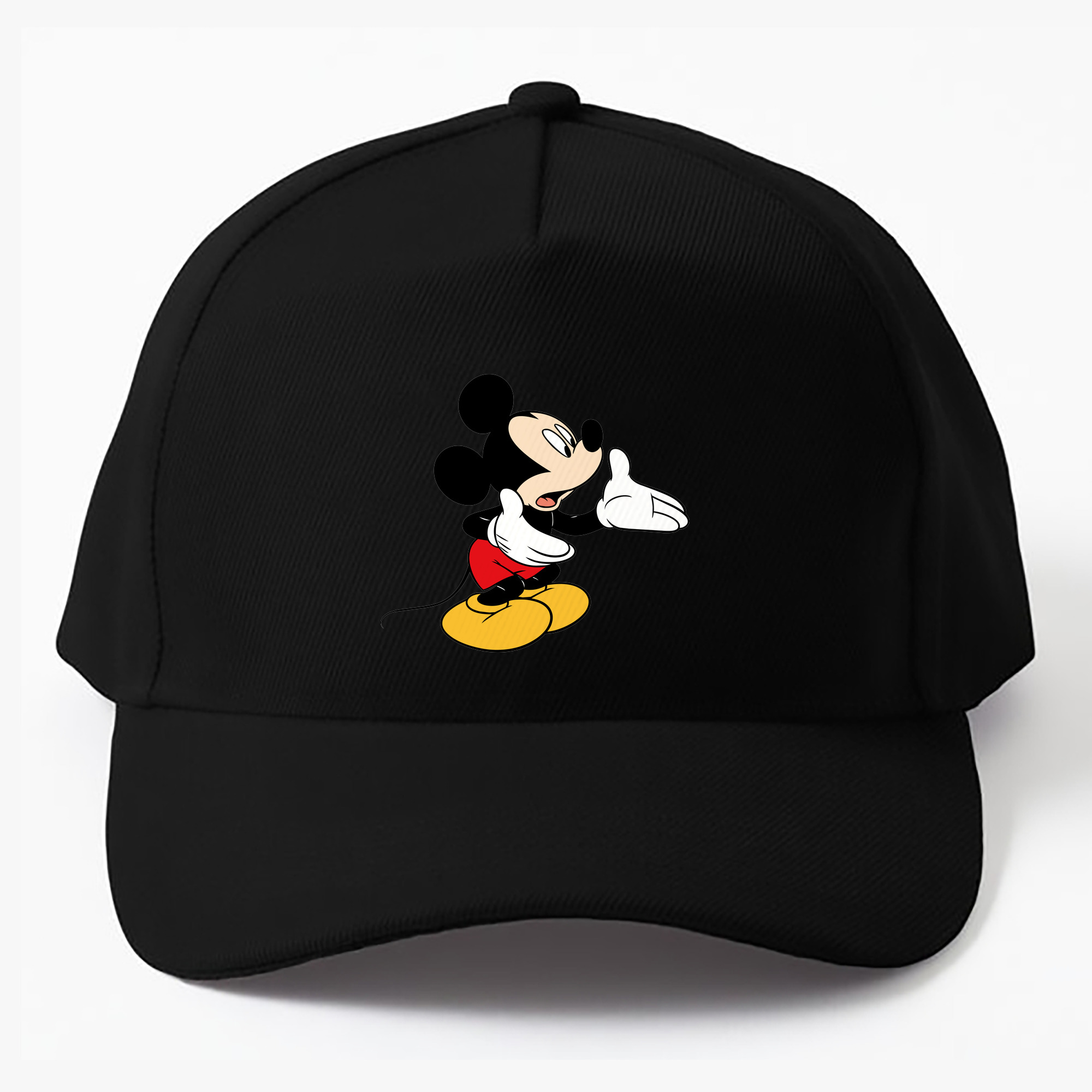 （画像用） ミッキーマウス Mickey Mouse ベースボールキャップ 綿100％ 男女兼用 帽子 スポーツ