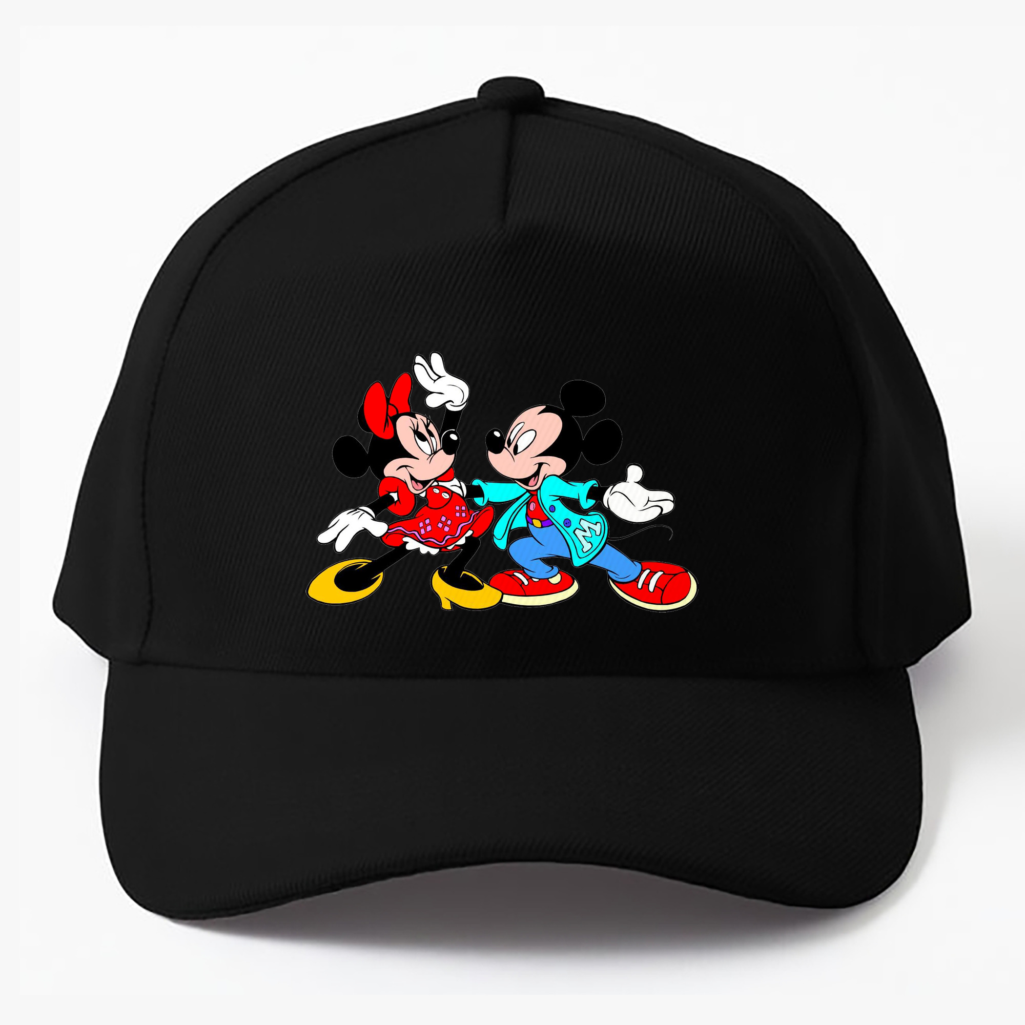 （画像用） ミッキーマウス Mickey Mouse ベースボールキャップ 綿100％ 男女兼用 帽子 スポーツ