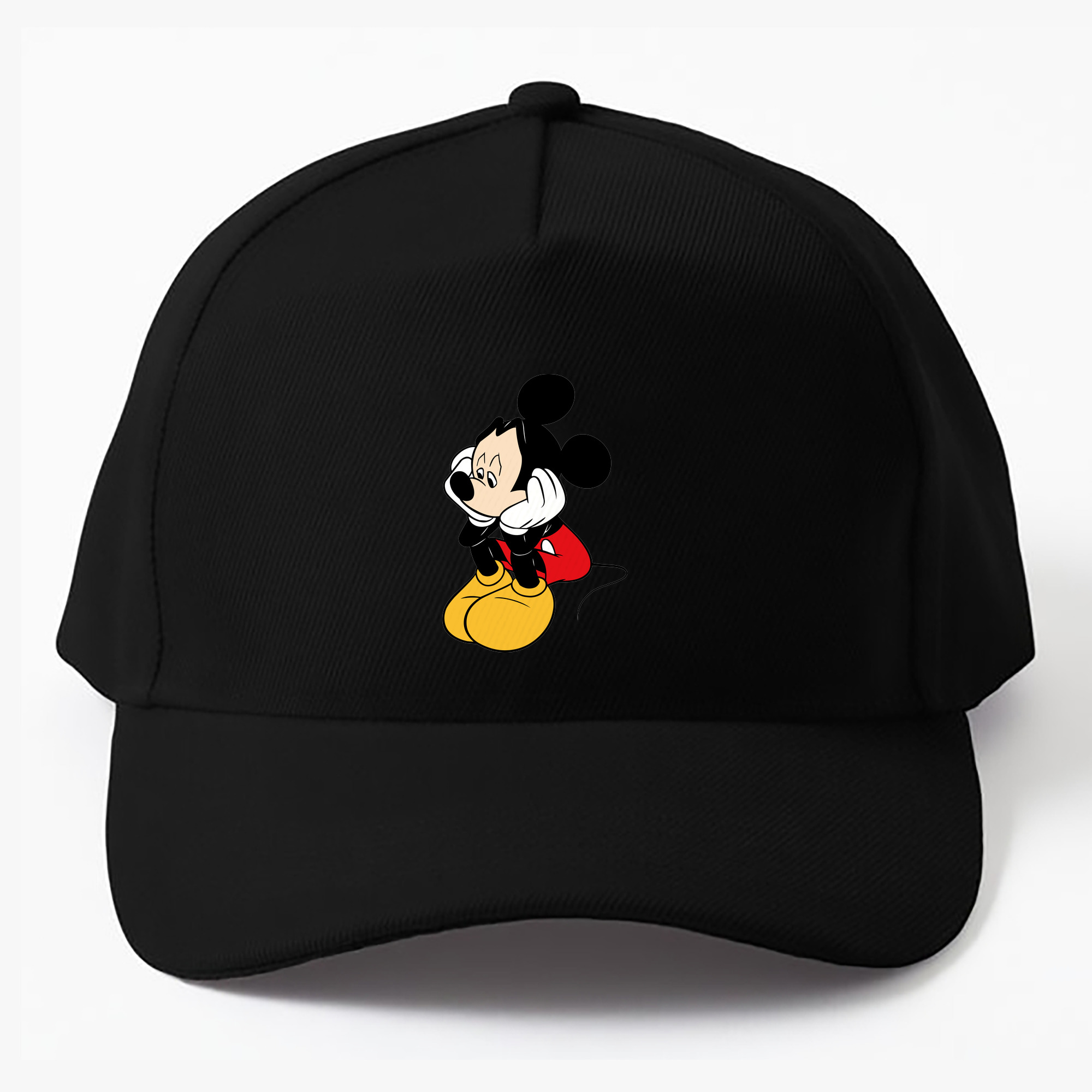 （画像用） ミッキーマウス Mickey Mouse ベースボールキャップ 綿100％ 男女兼用 帽子 スポーツ